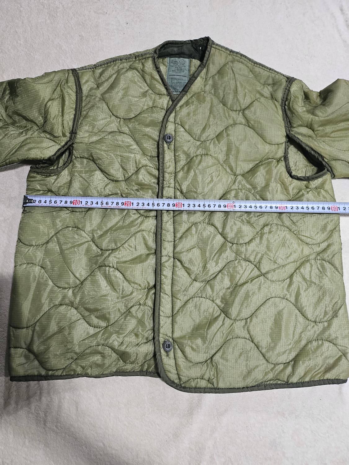 80s 미군오리지날 m65필드차켓 라이너 미듐 상품이미지4