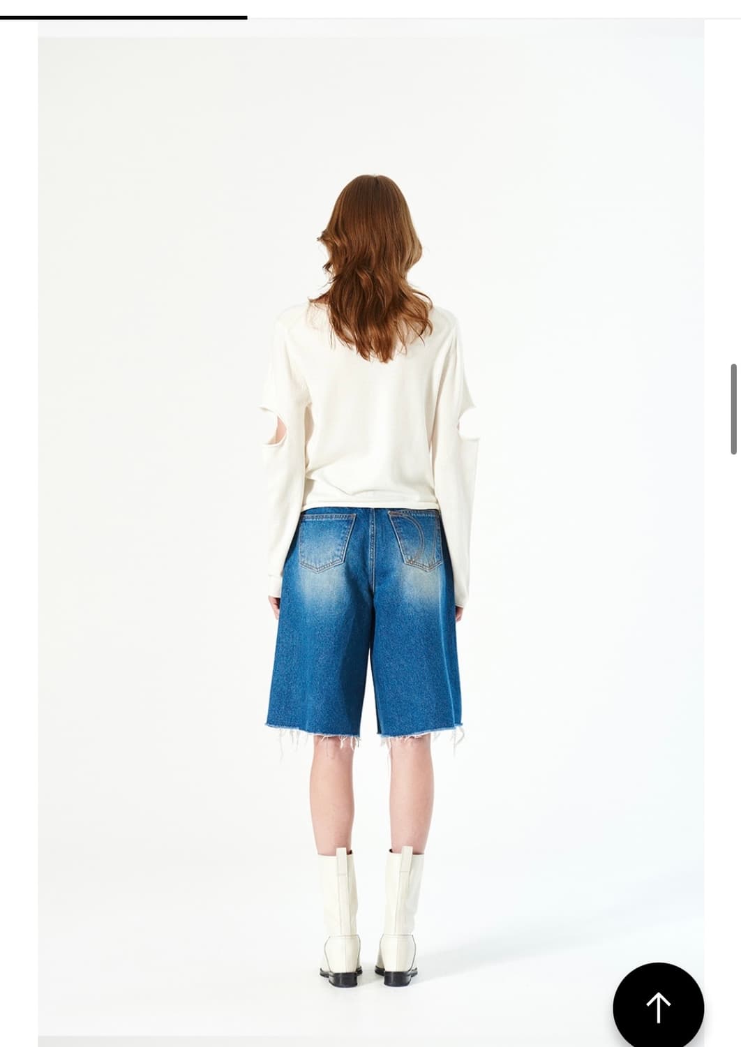 다이애그널 컷팅 홀 니트 cutting hole knit 상품이미지5