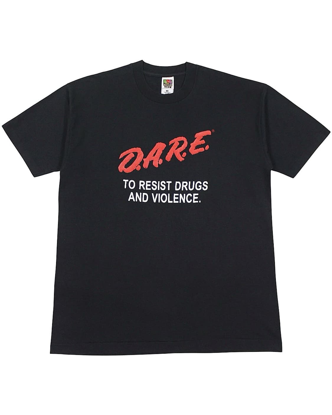 1990s D.A.R.E 티셔츠 수소봉제 빈티지 상품이미지1