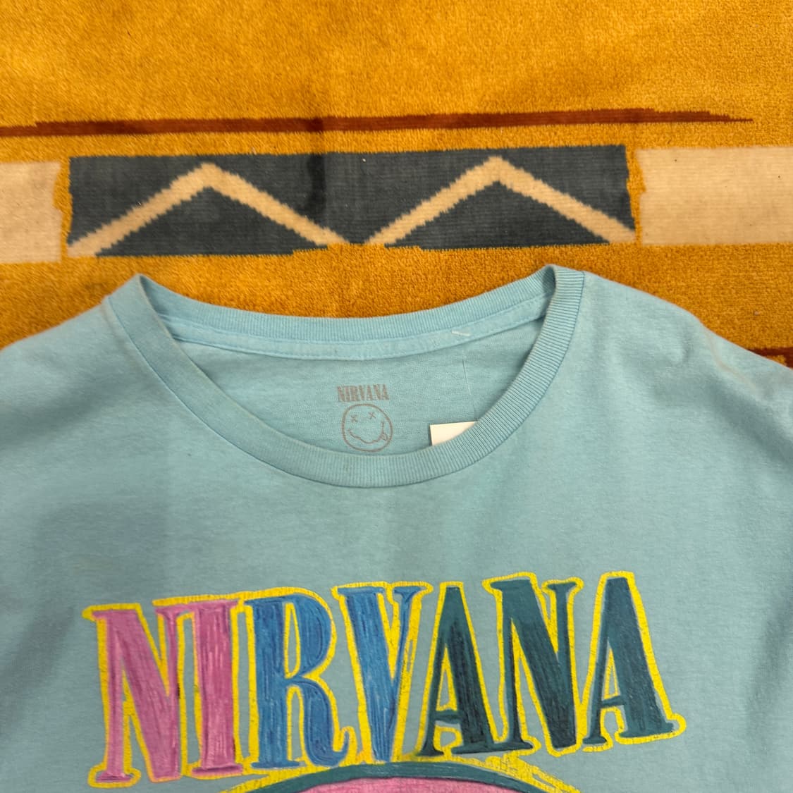 NIRVANA 너바나 오피셜 마천다이즈 락 반팔 티셔츠 상품이미지3