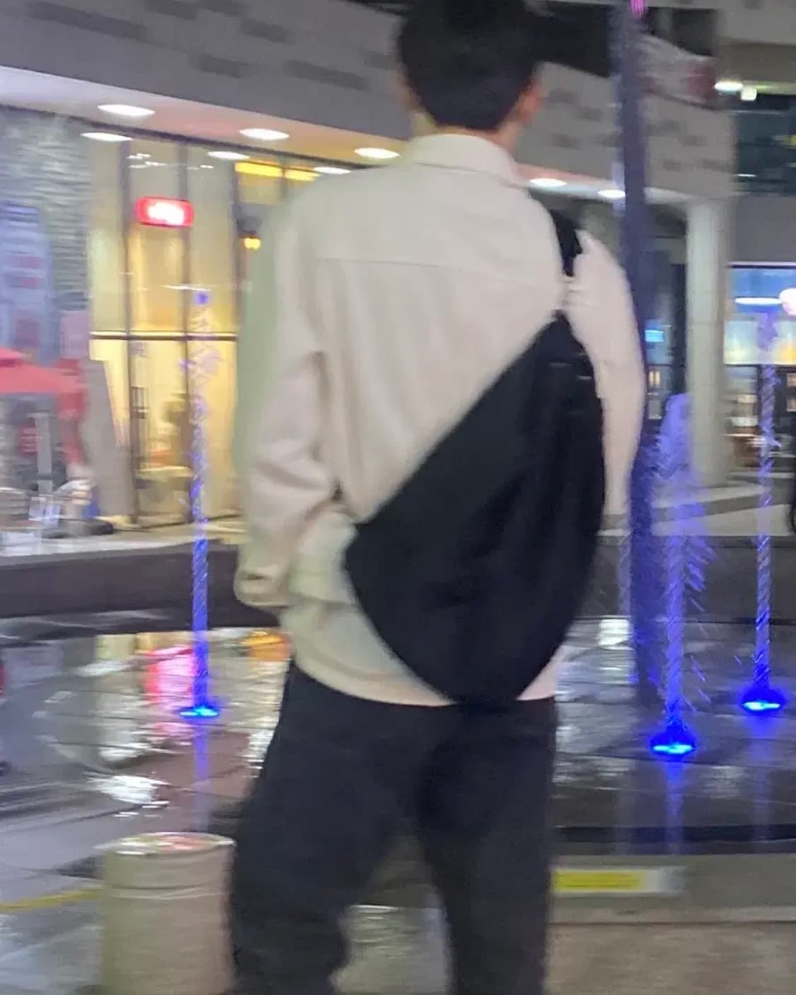 착샷 o) 비슬로우 스탠다드 트러커 자켓 화이트 L 상품이미지8