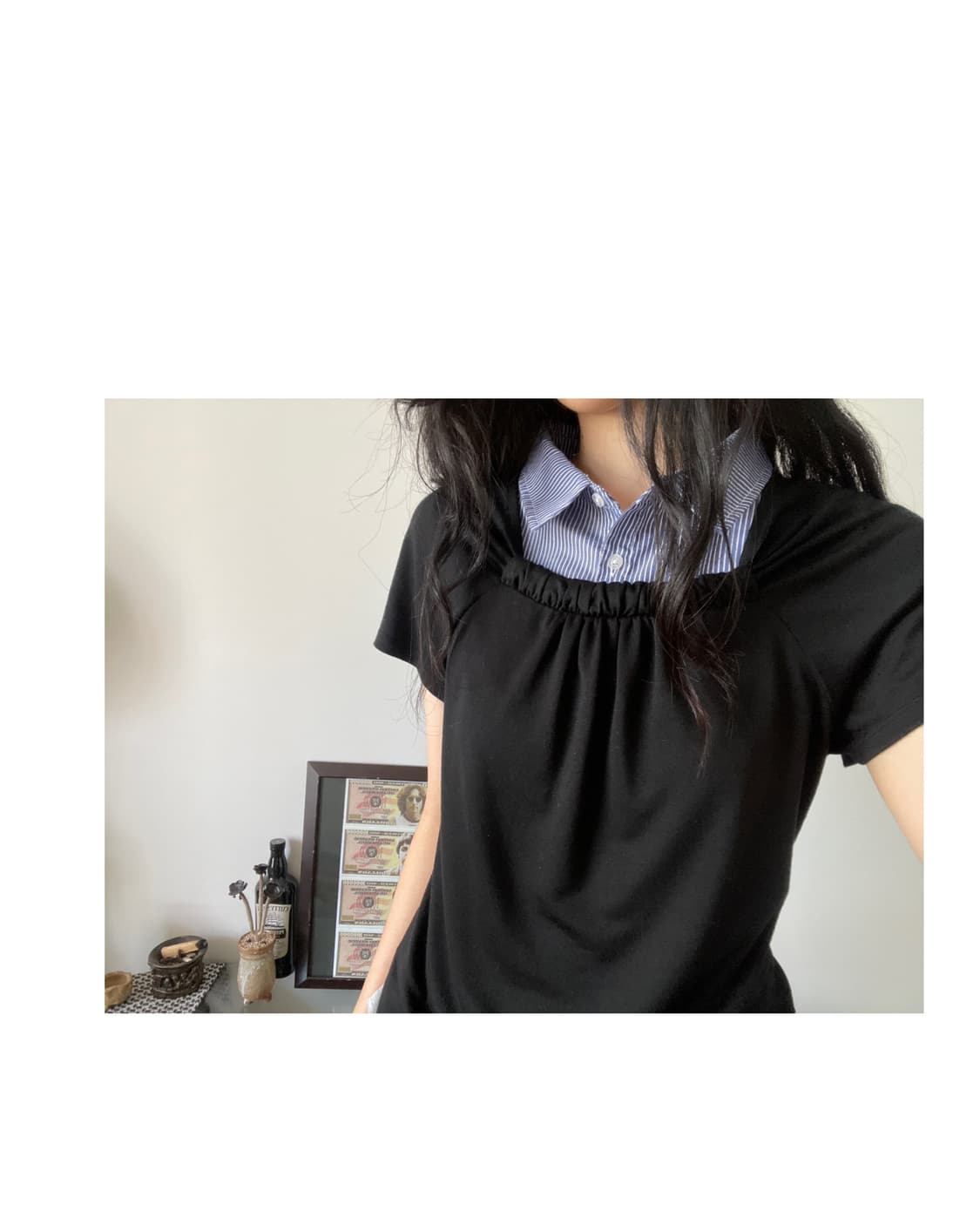 stripe patterned sleeveless 상품이미지6