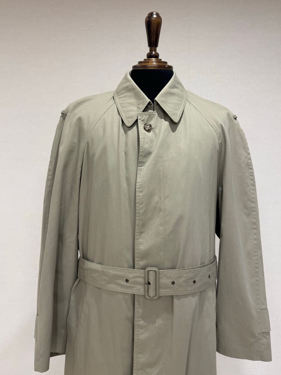 클래식 카키 싱글 트렌치 코트 상품이미지5