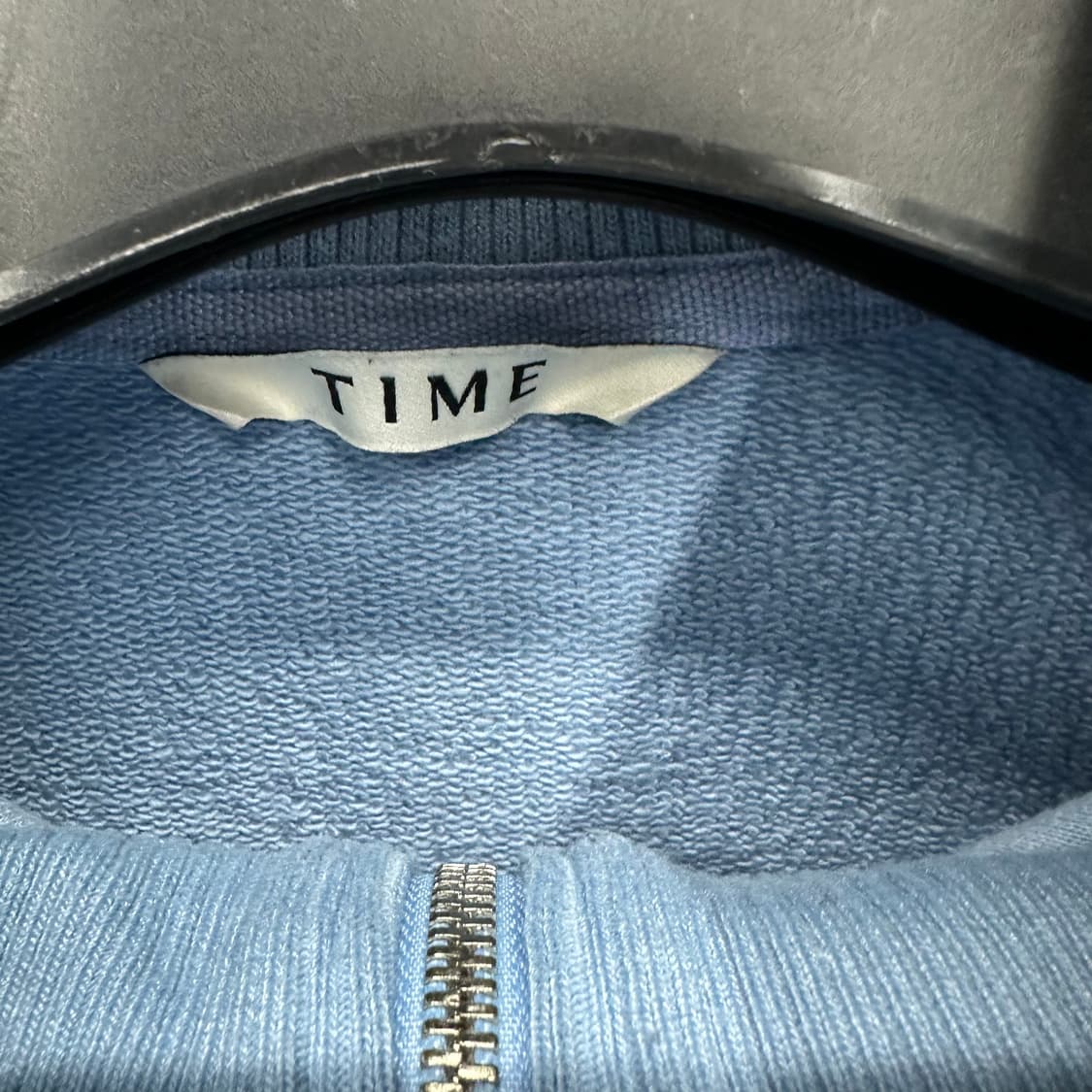 105 한섬 타임 여자 루즈핏 반집업 맨투맨 상품이미지3