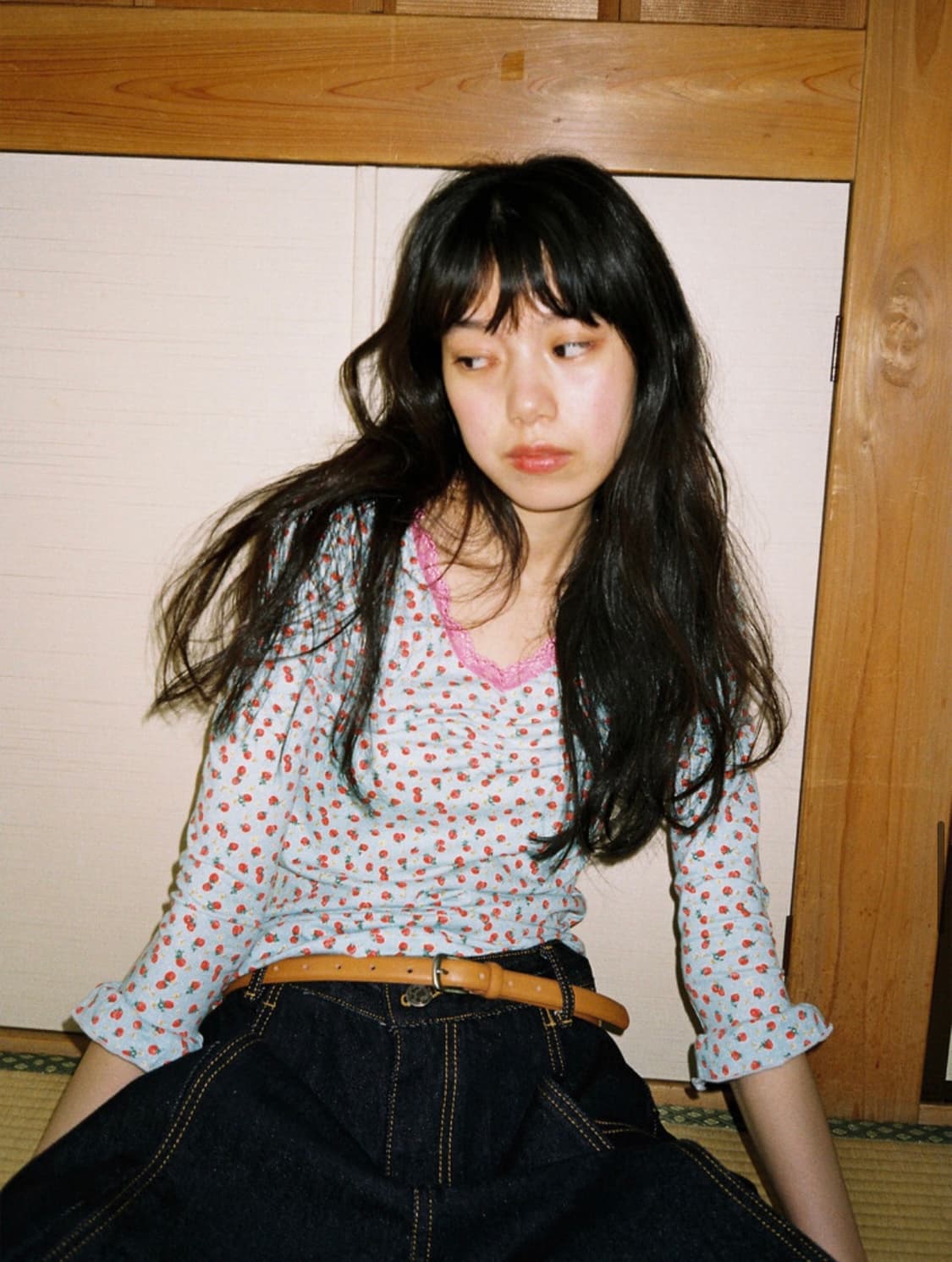 faerie 페어리 샵페어리 스트로베리 레이스 탑 상품이미지1