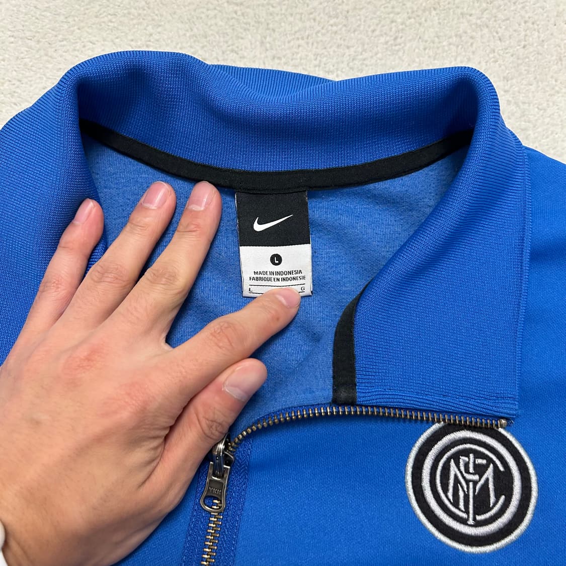 Nike blue Inter Milan jersey 상품이미지6