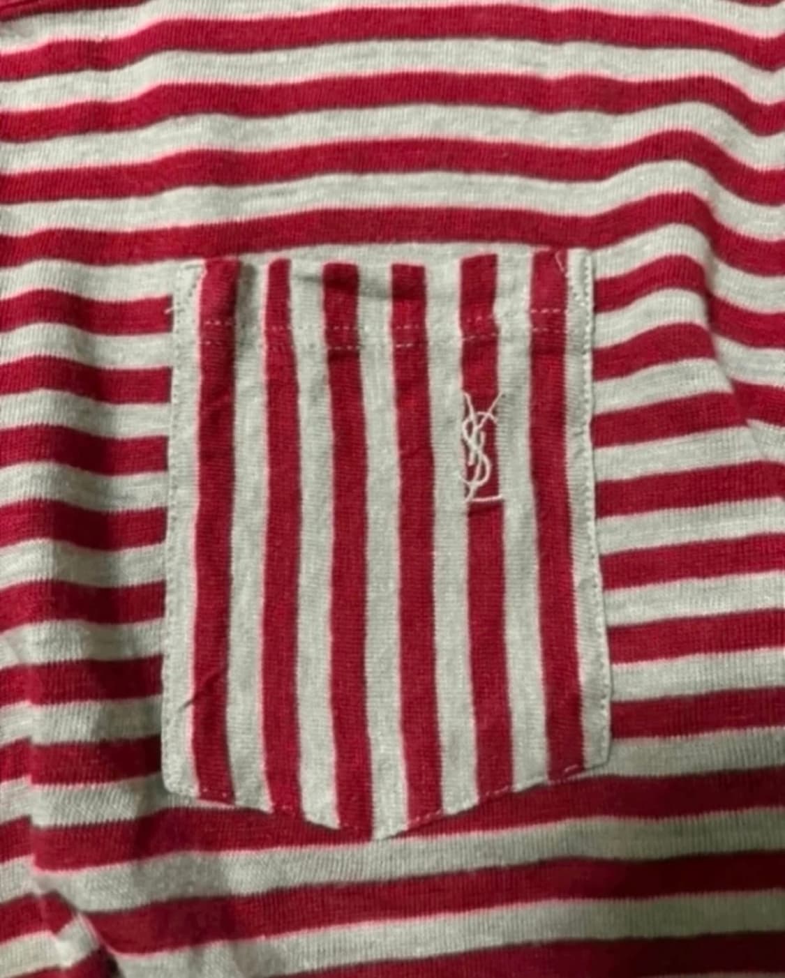 생로랑스트라이프반팔티(정품) 상품이미지7