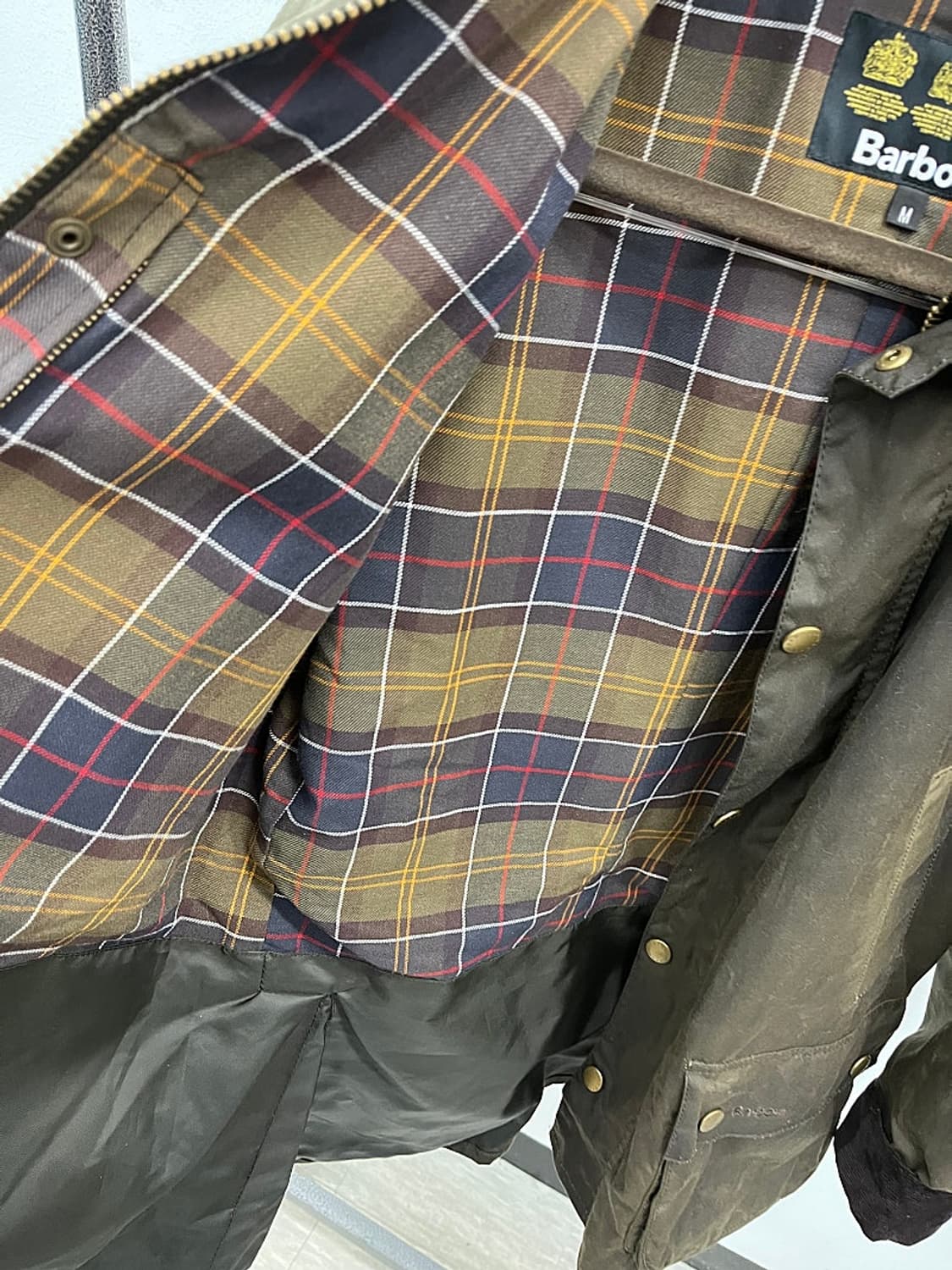 100-105) 바버 애쉬비 왁스자켓  상품이미지7