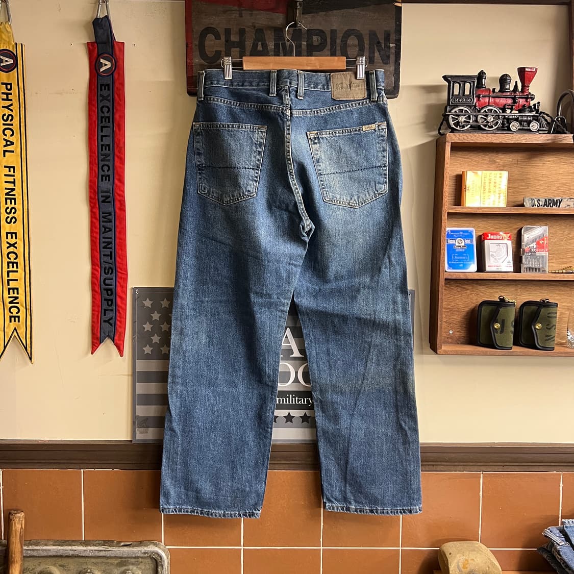 00's 리바이스 루즈 스트레이트 32x30 Size (34인치) 멕시코 상품이미지5