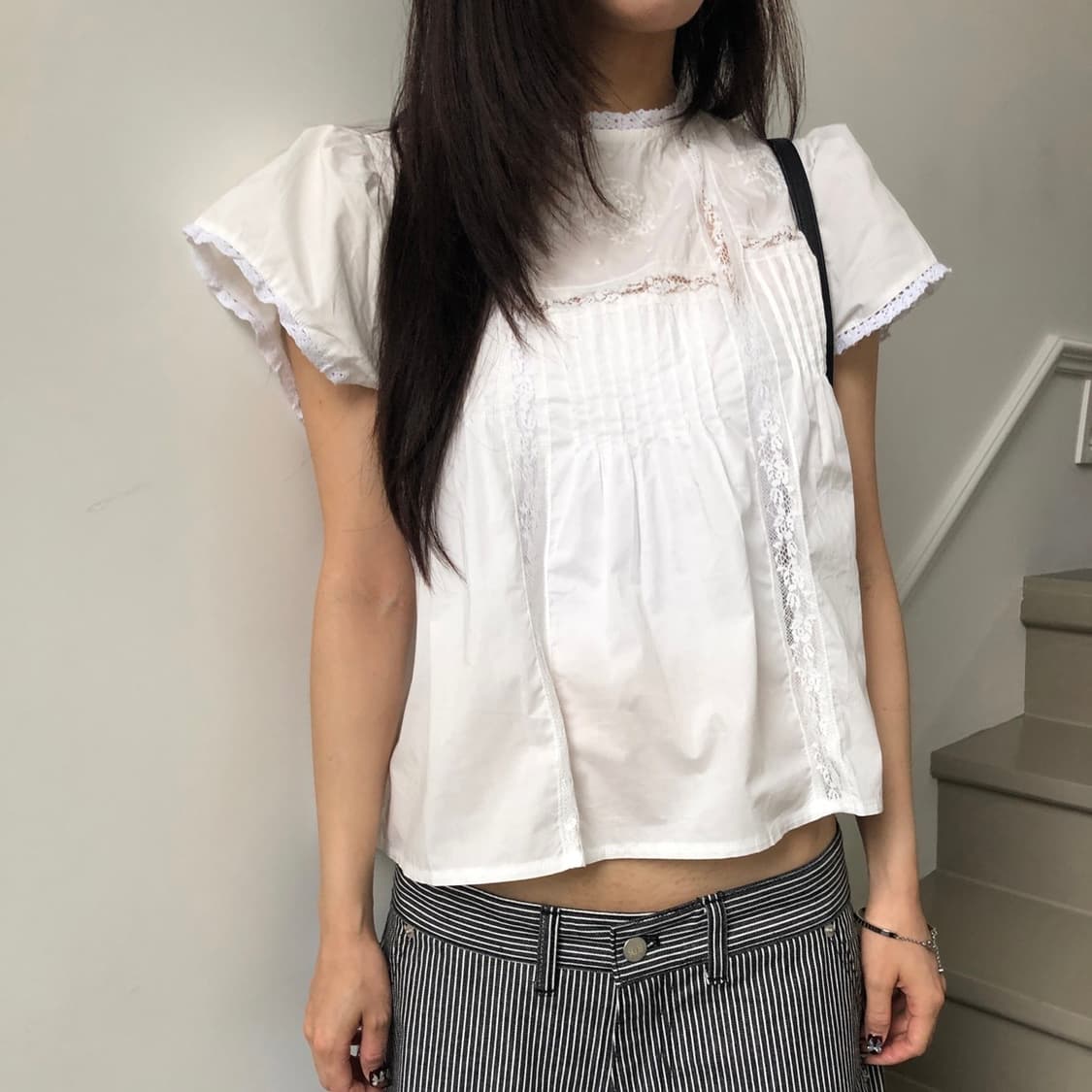 릿킴 레이스 블라우스 F 상품이미지1