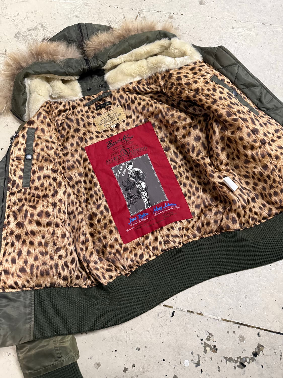 Avirex n2b lace-up point jumper 상품이미지8