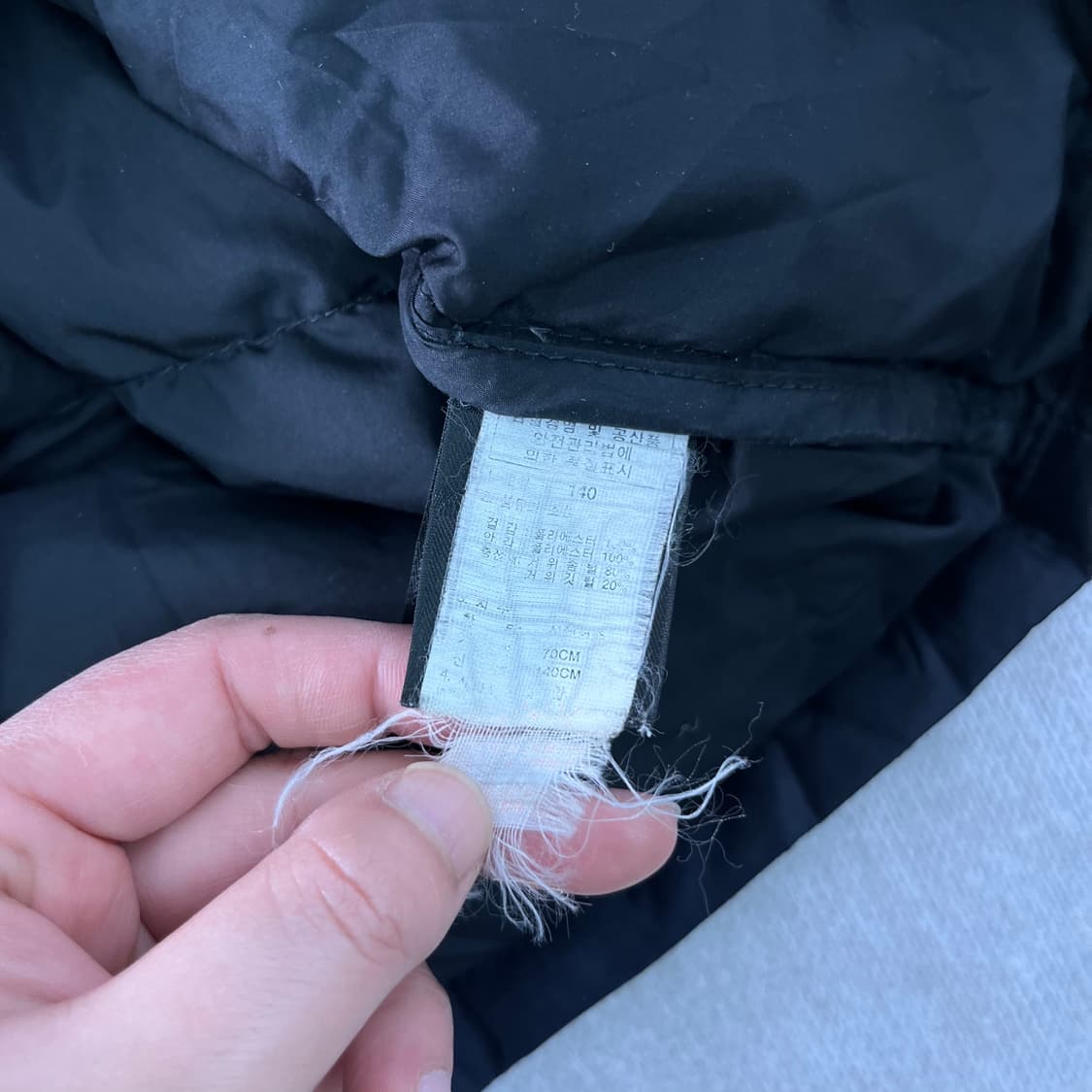 95 노스페이스 600 센터로고 구스 조끼 패딩 상품이미지6