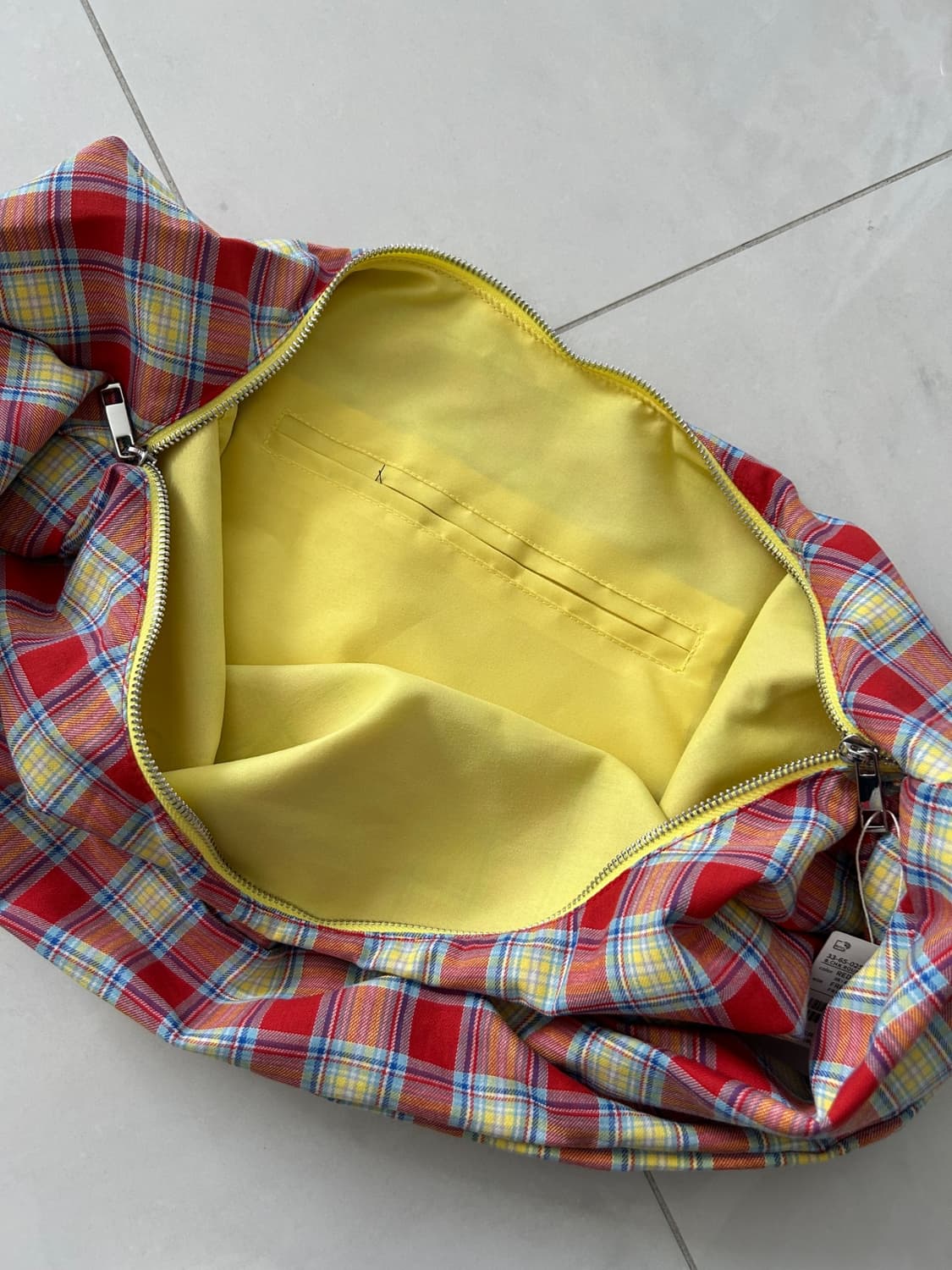 Check round eco bag 상품이미지4