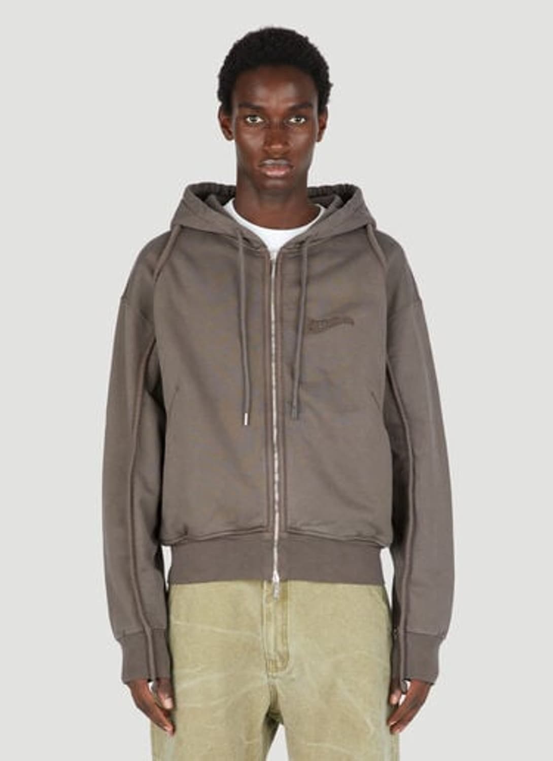 자크뮈스 후드집업 다크브라운 L 상품이미지7