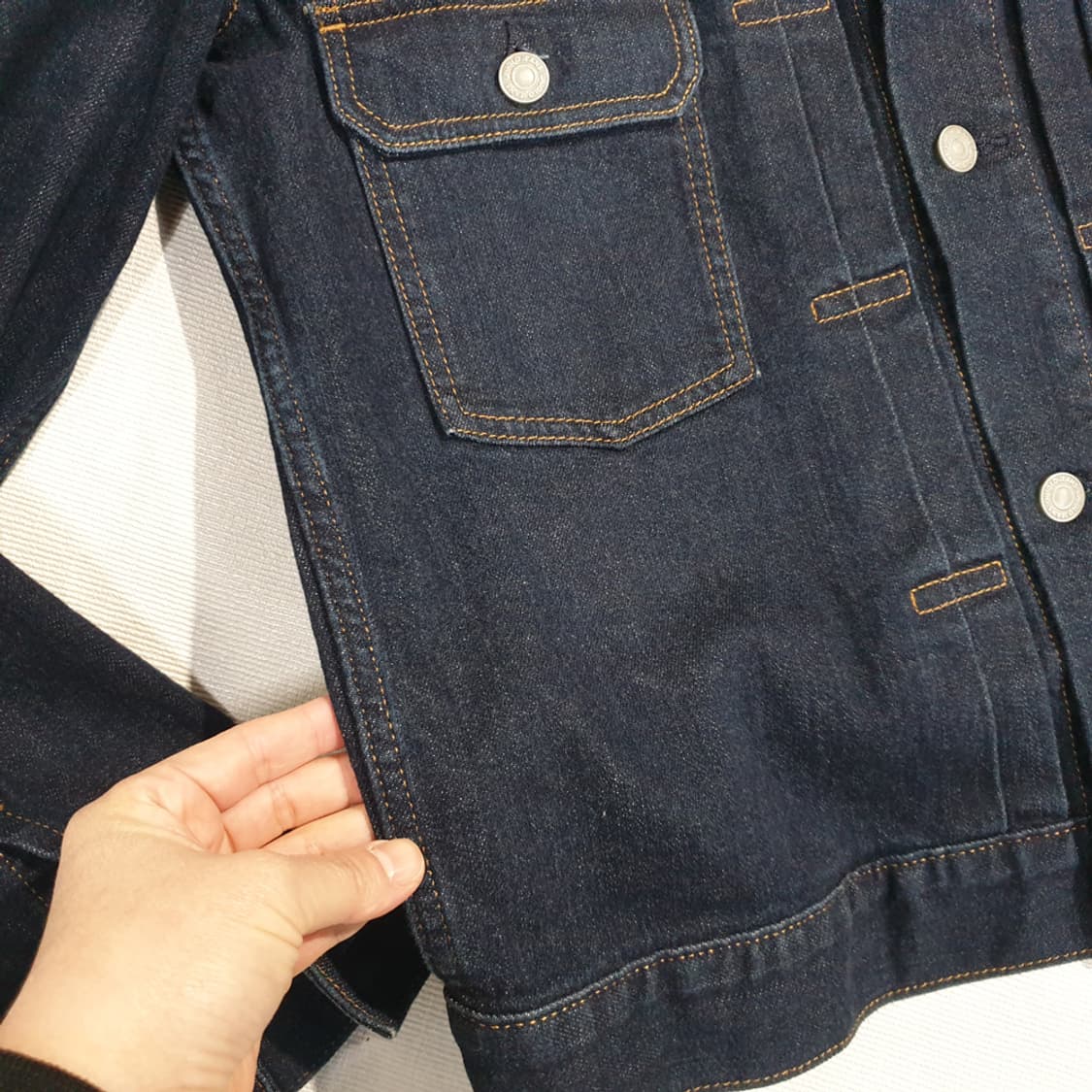 유니클로 데님 스판 청자켓 100 상품이미지6