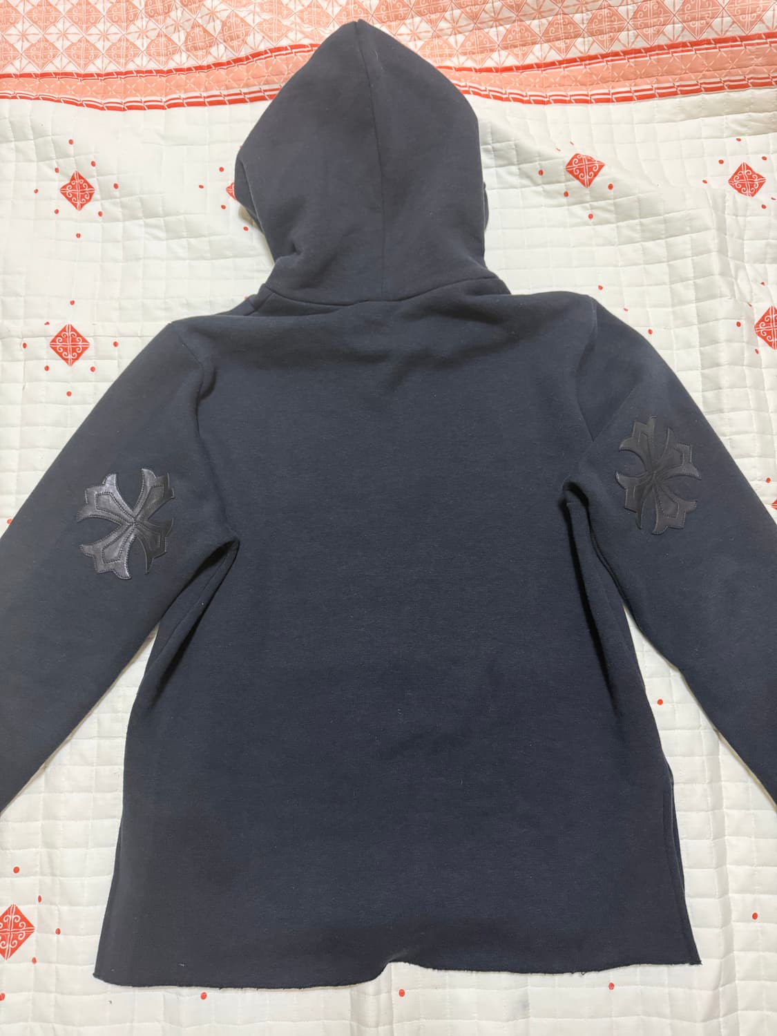 크롬하츠 양가죽 패치 후드 L (보기힘든 매물) 싸게팔아요 상태👍 상품이미지2