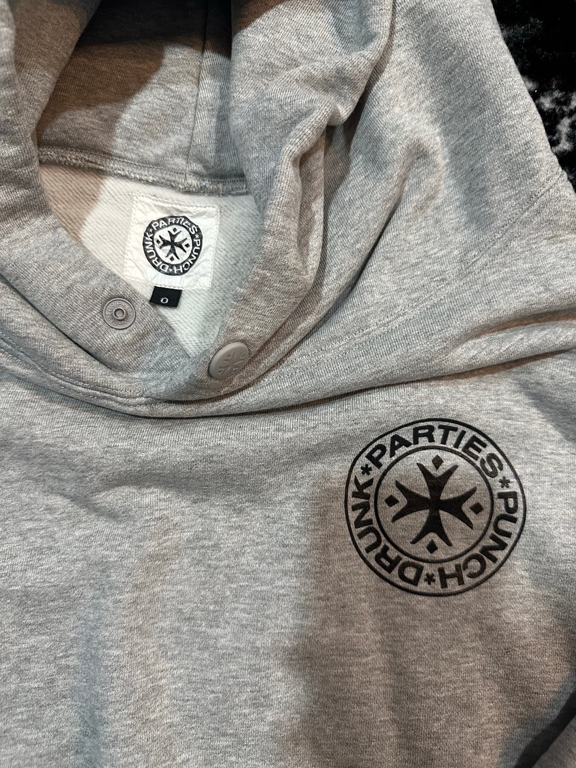 펀치드렁크파티즈 후드티 0사이즈 상품이미지2