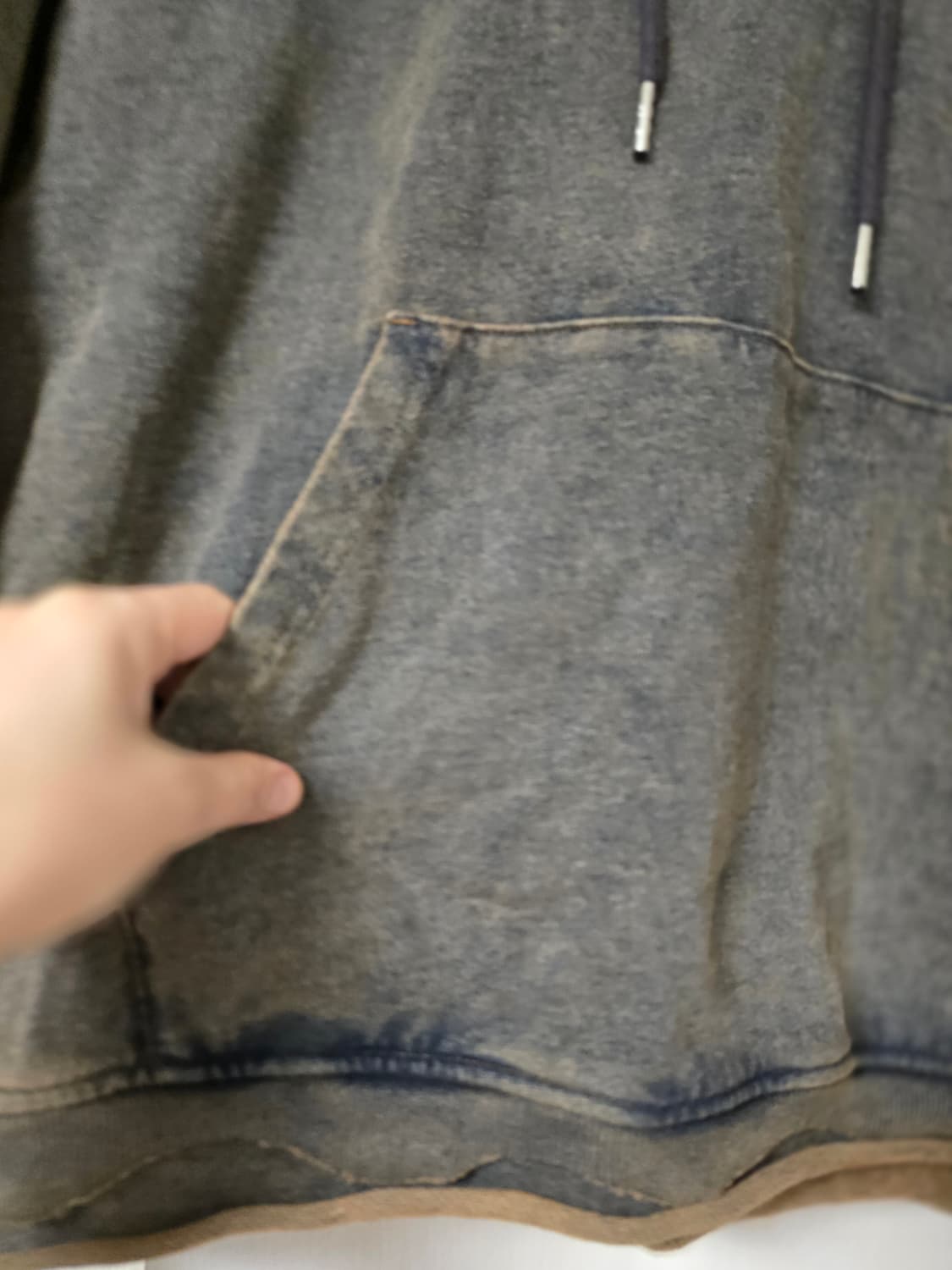 오아이오아이 빈티지워싱 후드티  상품이미지10