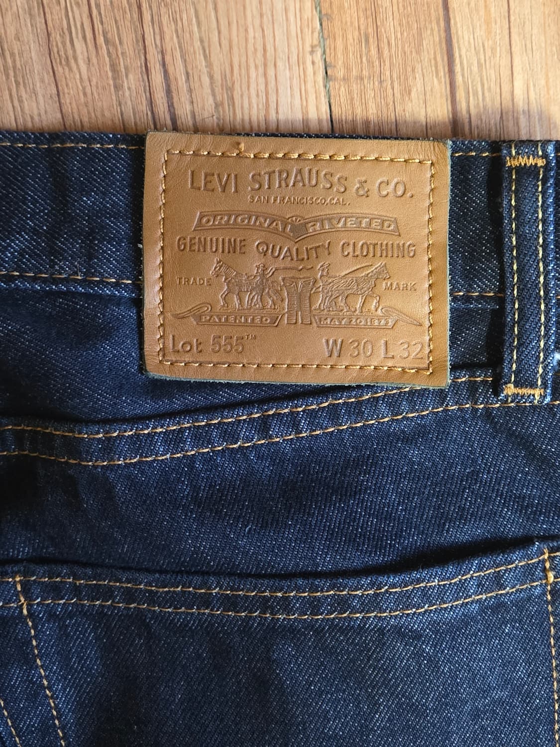 리바이스 프리미엄 555 릴렉스 스트레이트 진 30x32 상품이미지4