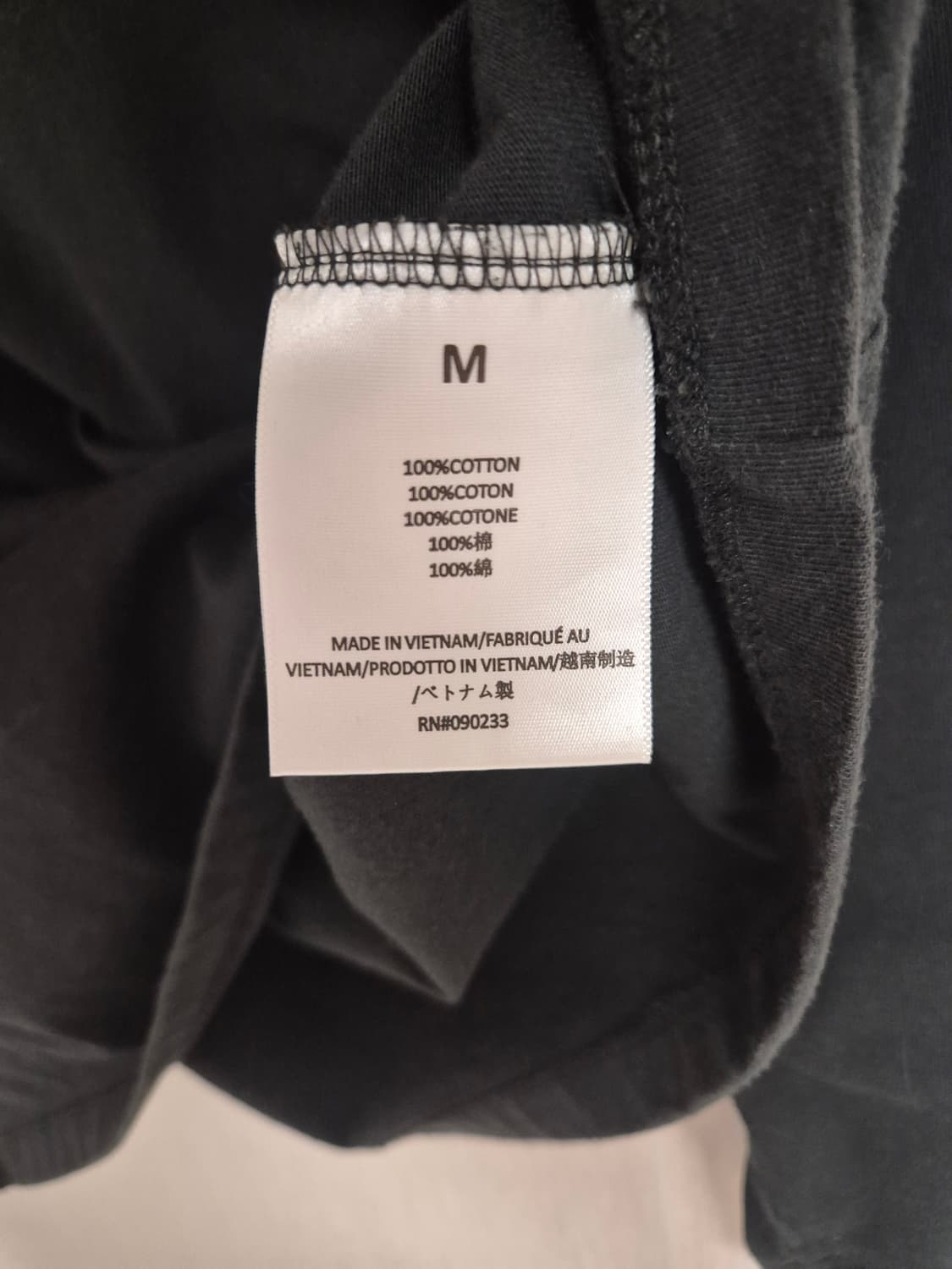 피어오브갓 에센셜 크루넥 롱슬리브 M 블랙 상품이미지3