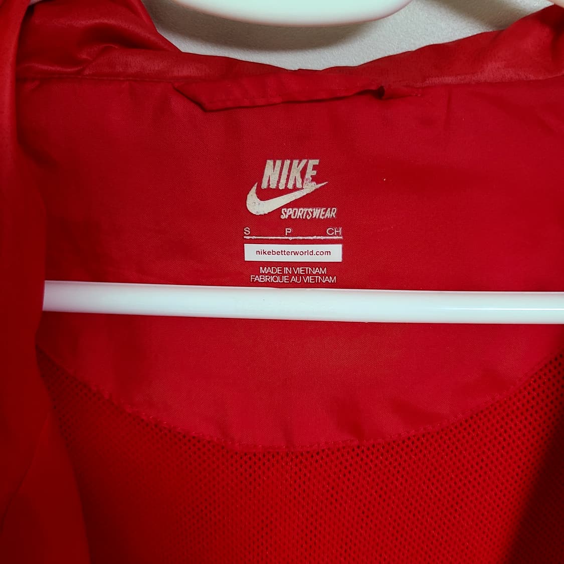 나이키 윈드러너 바람막이 검빨 레드 블랙 상품이미지4