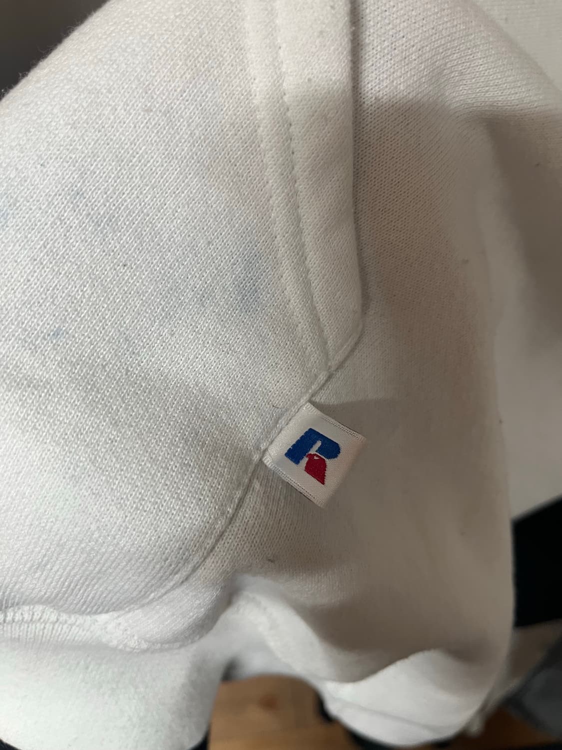 90s 러셀 후드집업 화이트L 상품이미지4