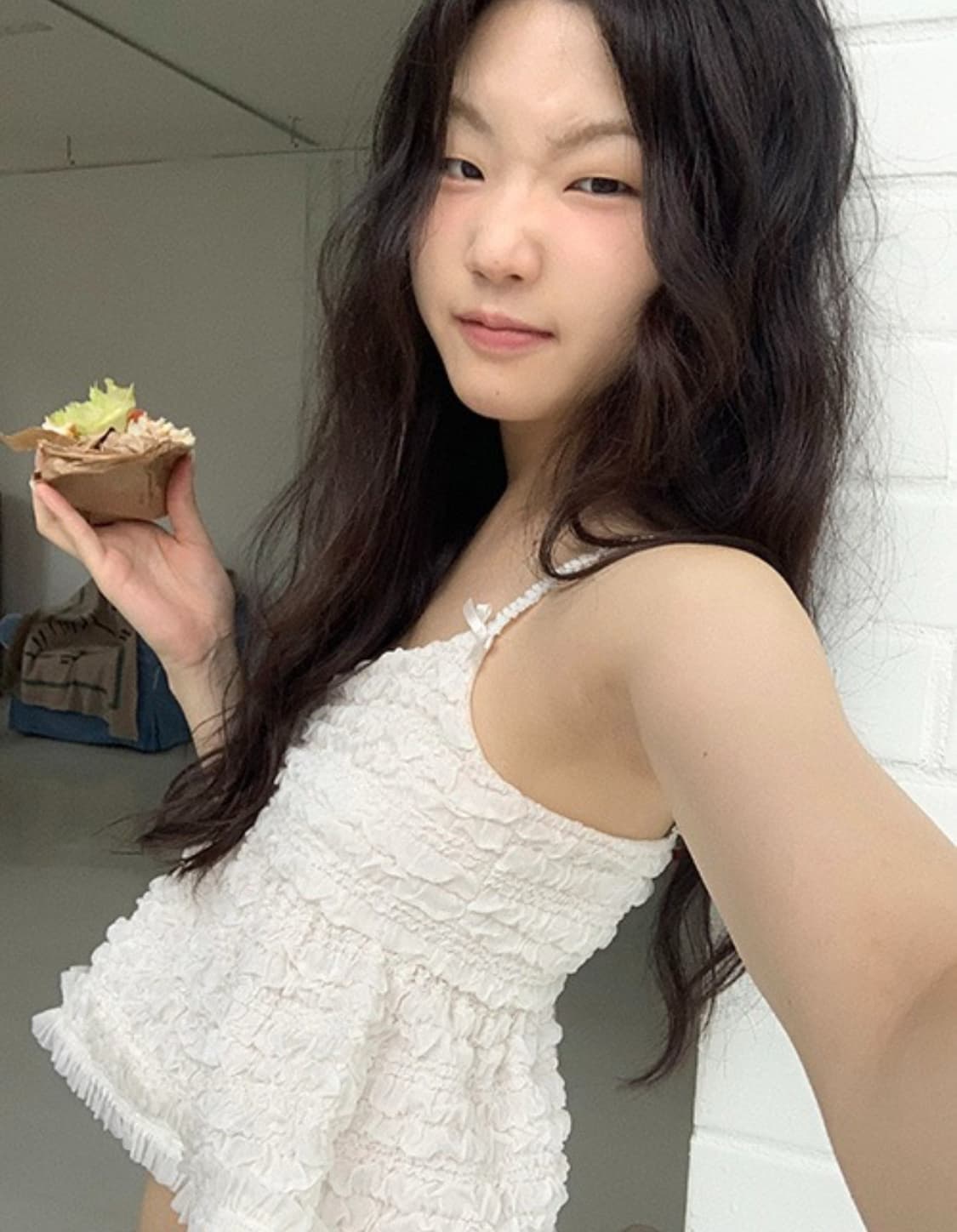 클라따 블라우스 화이트 상품이미지2