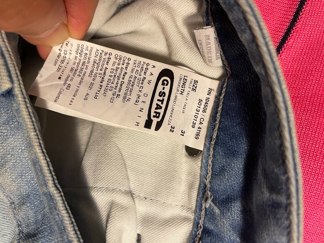 지스타로우 데님팬츠 상품이미지7