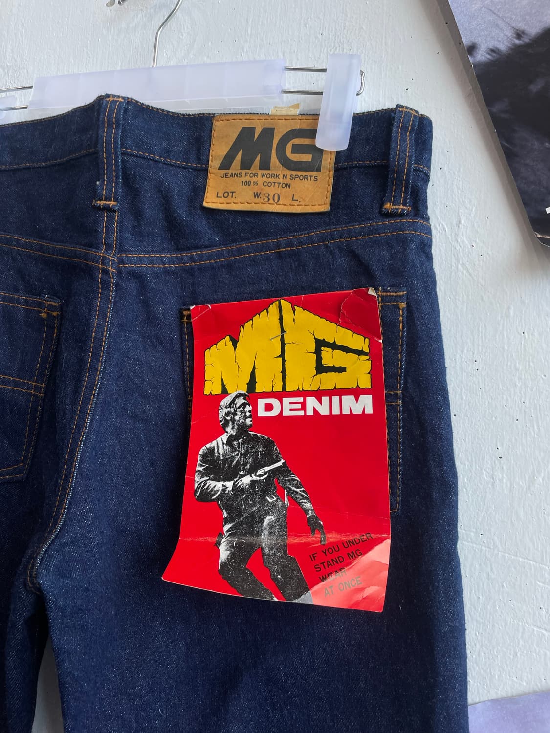 MG made in japan 데님 팬츠 데드스탁 상품이미지1