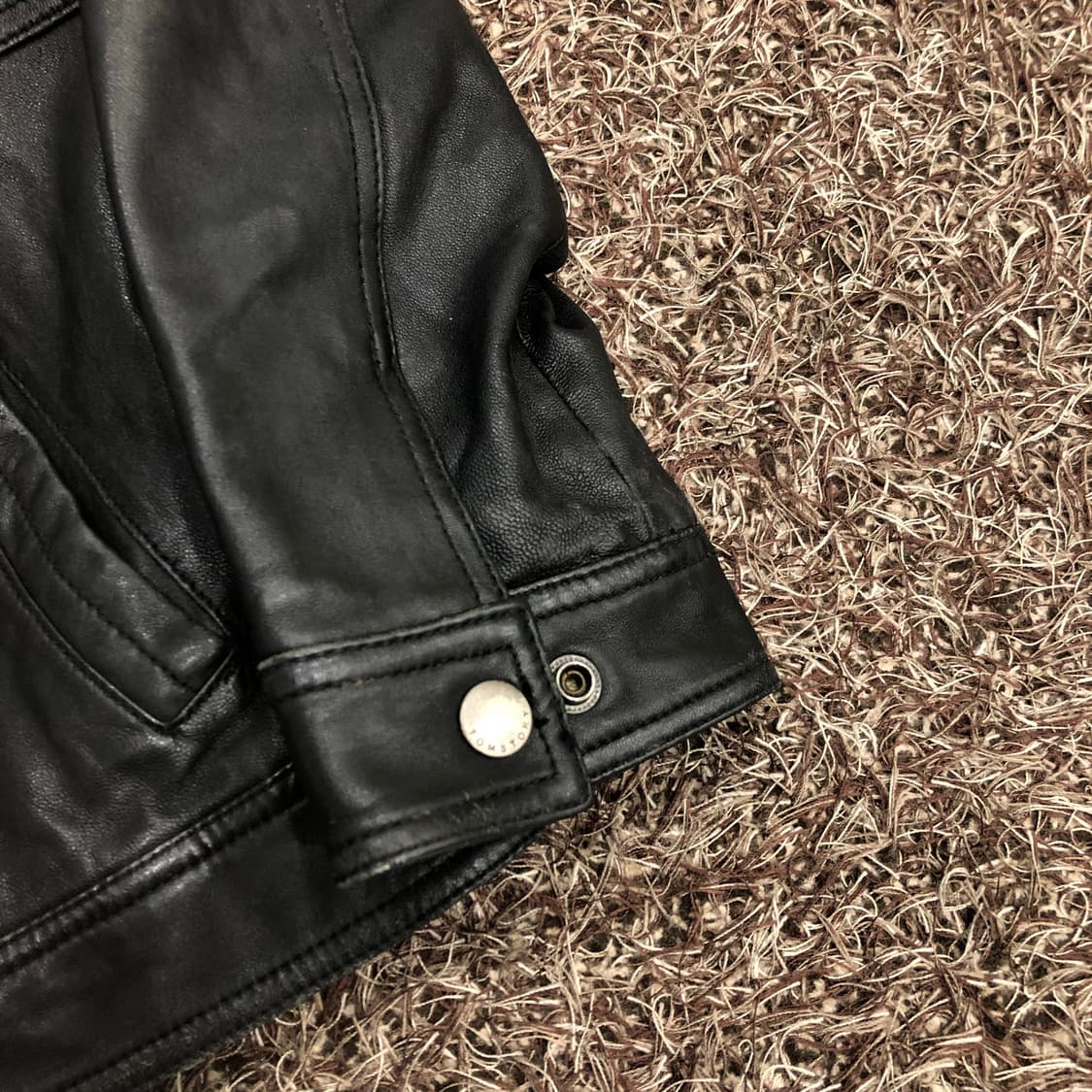빈티지 양가죽 집업 레더 가죽 자켓 상품이미지3