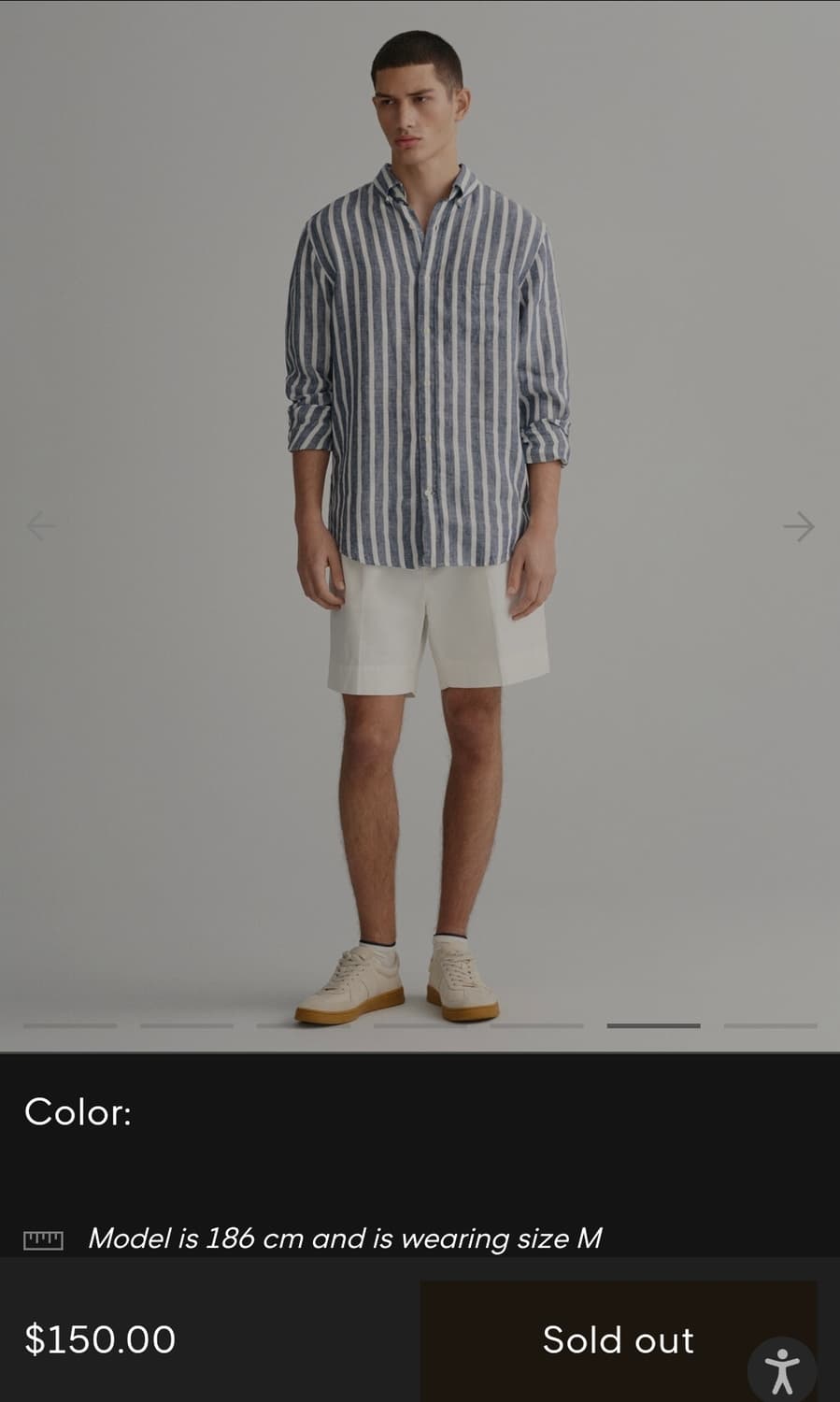 GANT 간트 레귤러핏 스트라이프 린넨 셔츠  상품이미지1