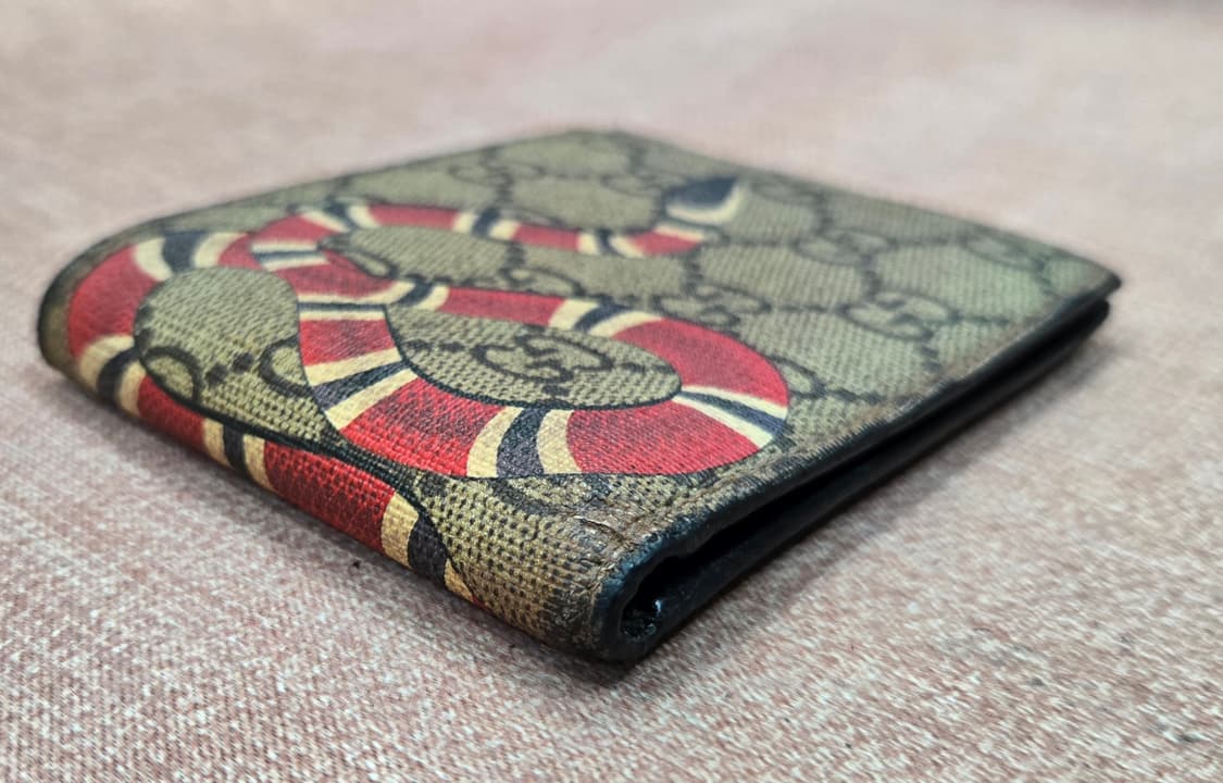 구찌 킹스네이크 프린트 GG 슈프림 반지갑 상품이미지4