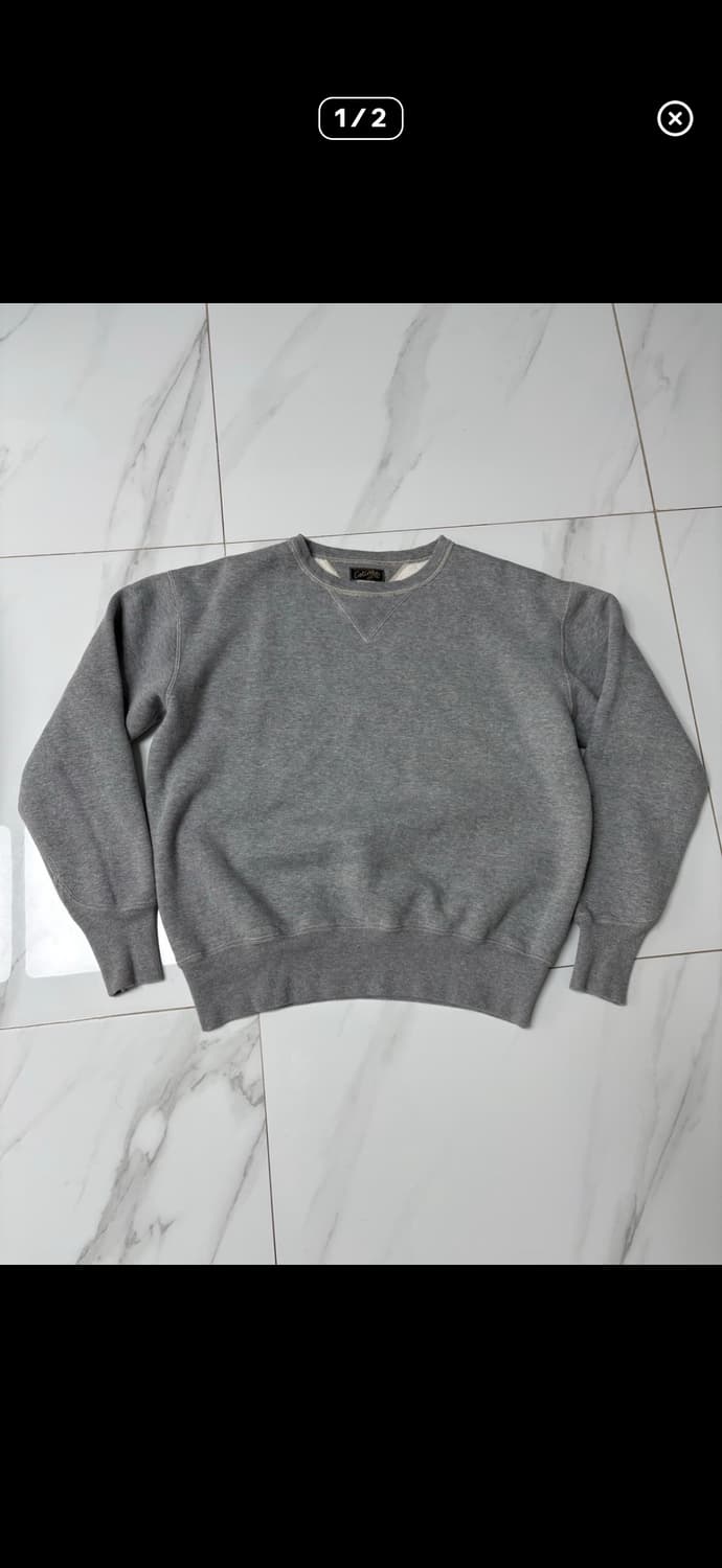 콜림보 플레인 스웻 셔츠 그레이 L 상품이미지4