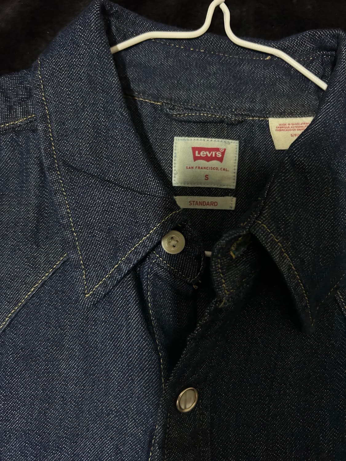 리바이스 데님셔츠 상품이미지2