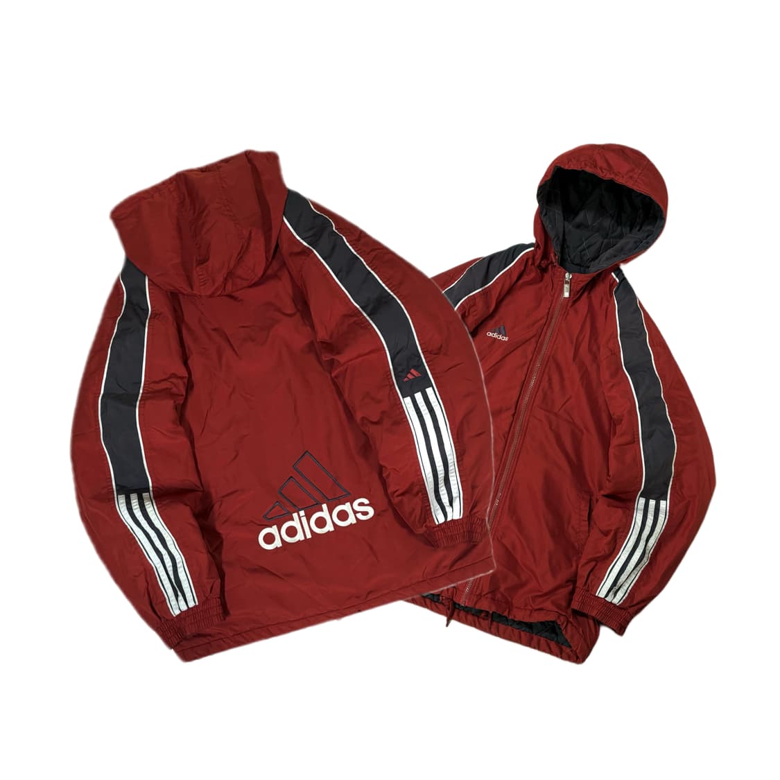 아디다스 올드스쿨 오버핏 백로고 누빔 점퍼 상품이미지1