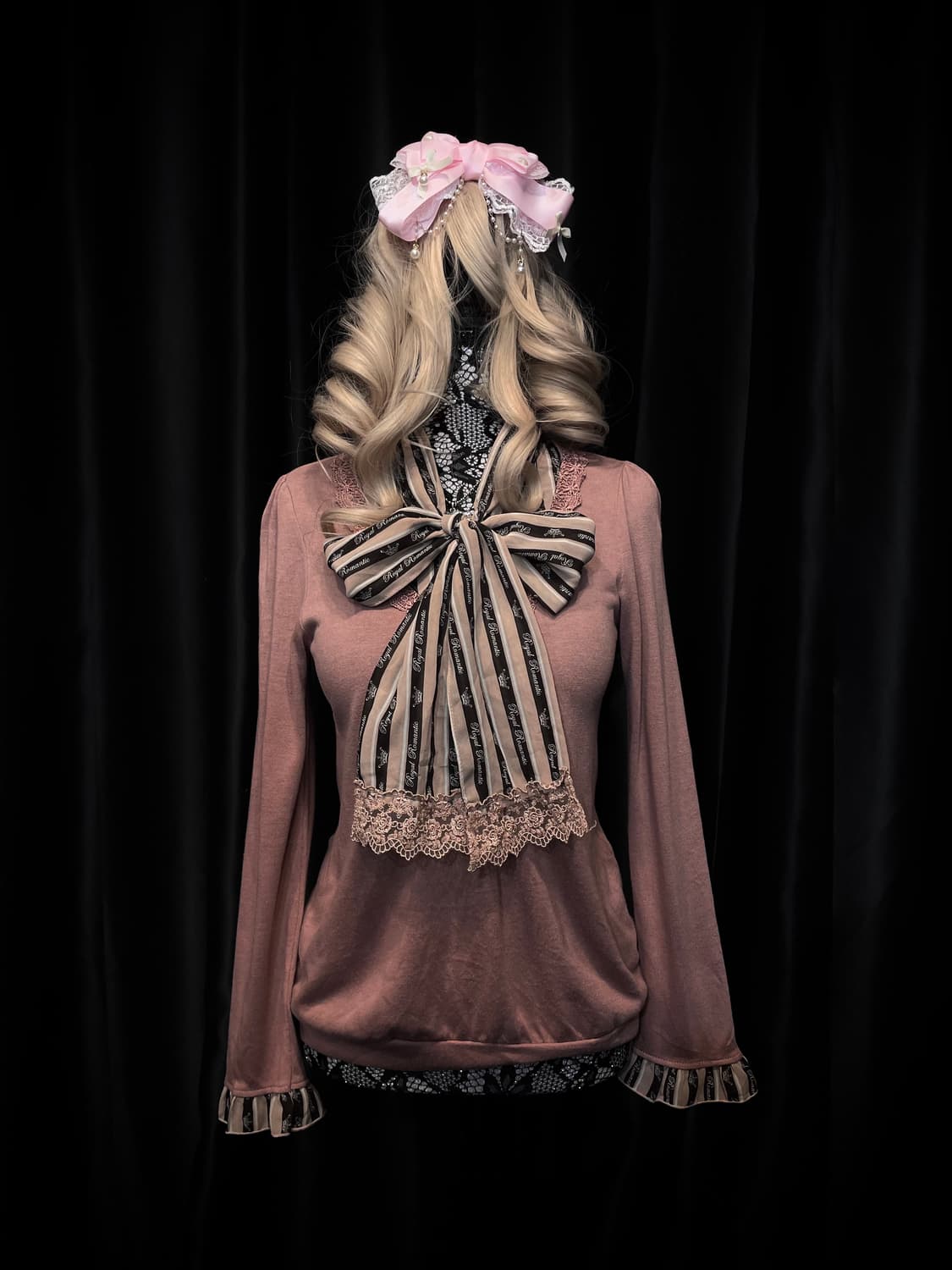 axesfemme 엑시즈팜 히메갸루 리본 블라우스 상품이미지2