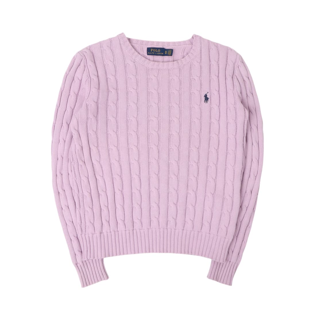 폴로 랄프로렌 라이트 퍼플 케이블 니트 상품이미지1