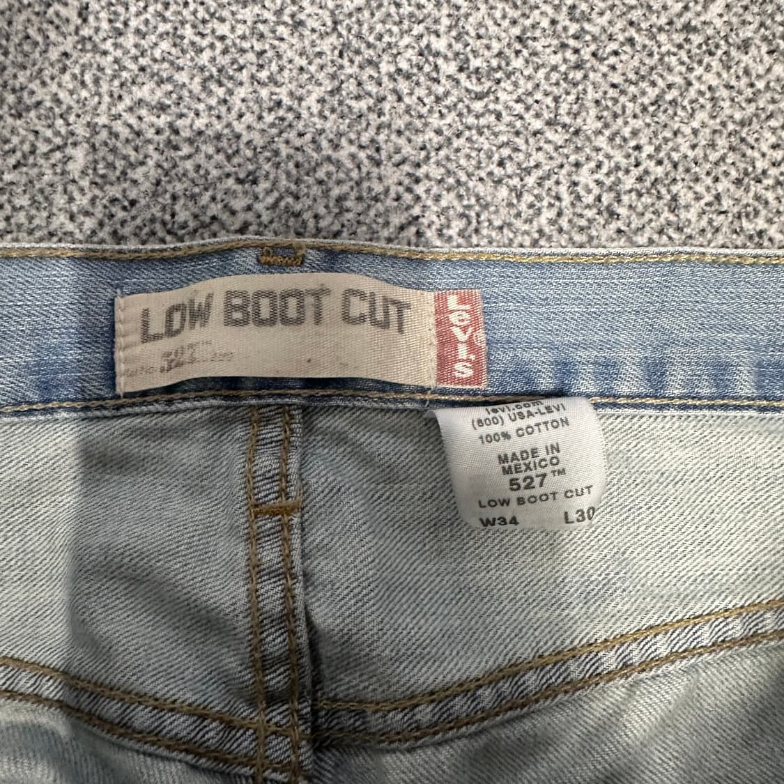 리바이스 로우 부츠컷 데님팬츠 상품이미지3