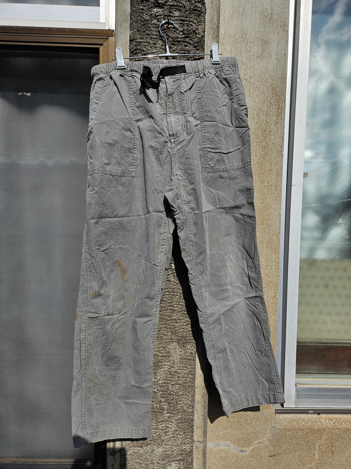 Gramicci 22SS 립스탑 루즈 테이퍼드 팬츠 / 그레이 L 상품이미지1