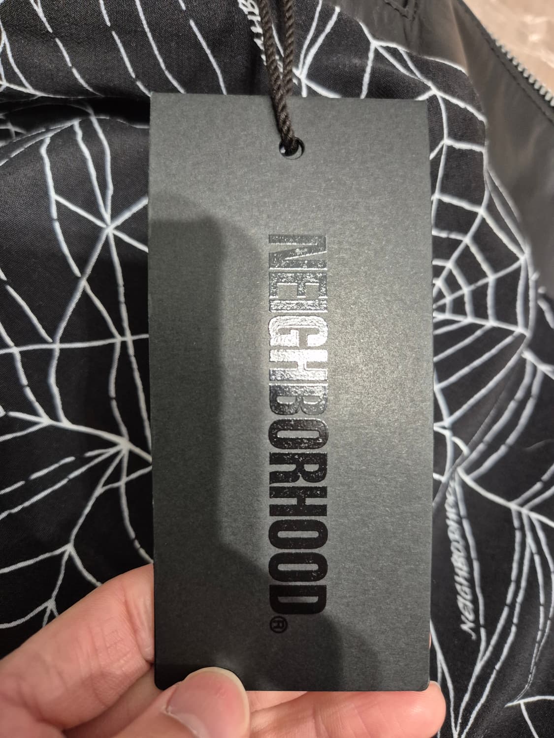 네이버후드 / 싱글 블랙 가죽 자켓 / M사이즈 상품이미지3