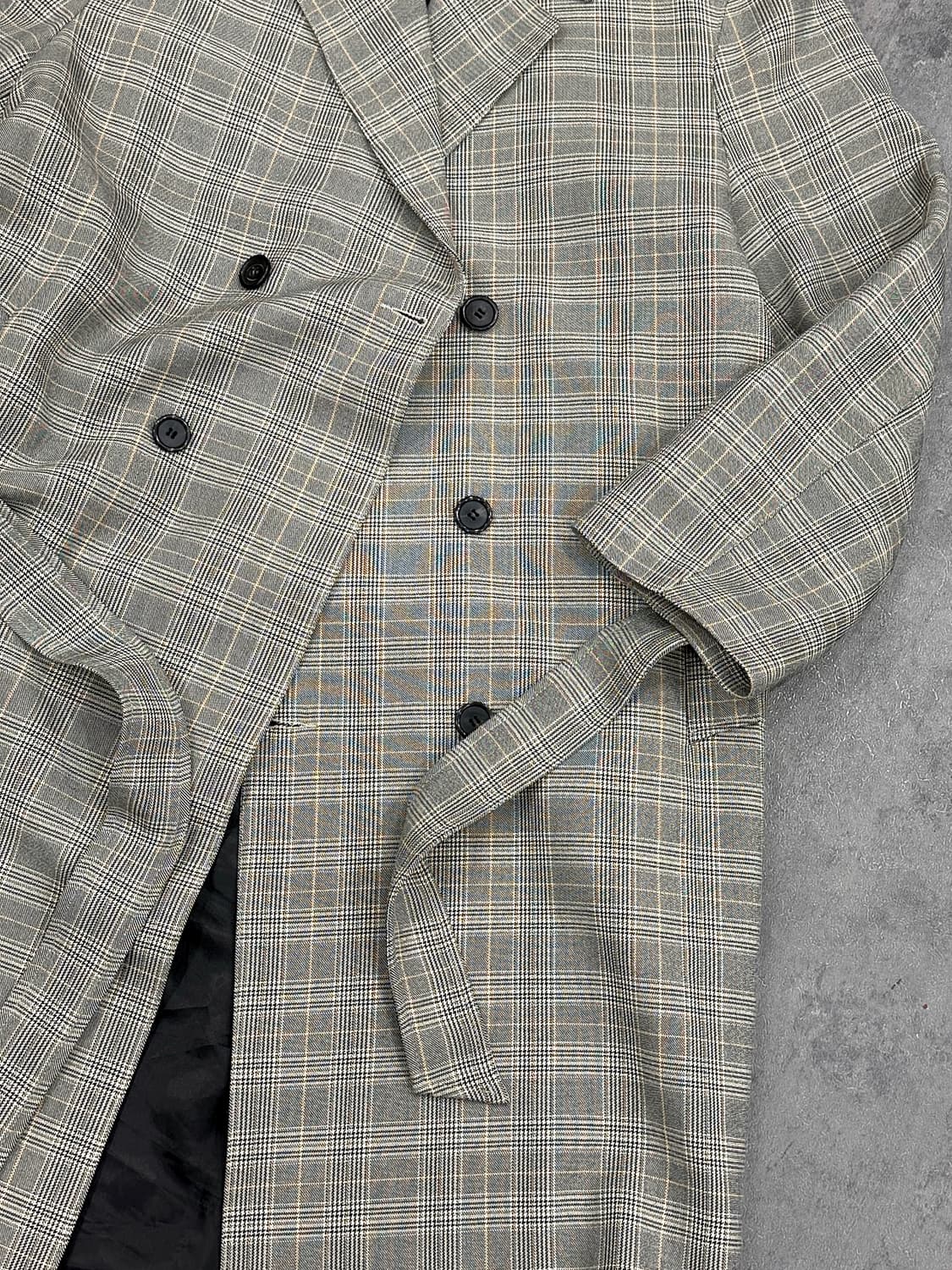 라퍼지스토어 체크 벨티드 트렌치 코트 상품이미지2