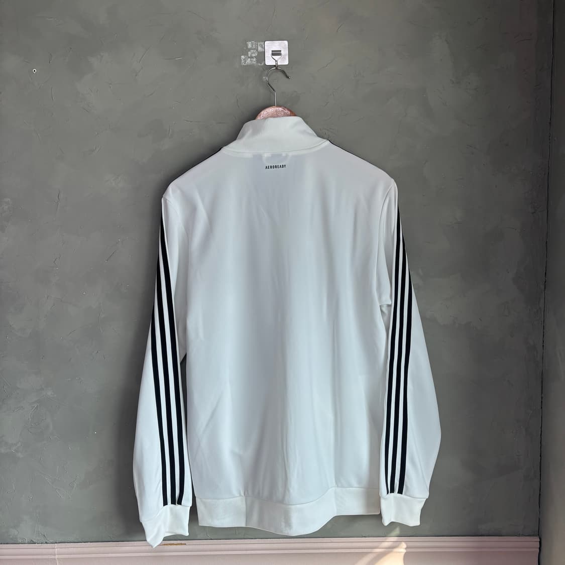 아디다스 져지 트랙탑 화이트 새상품 상품이미지4
