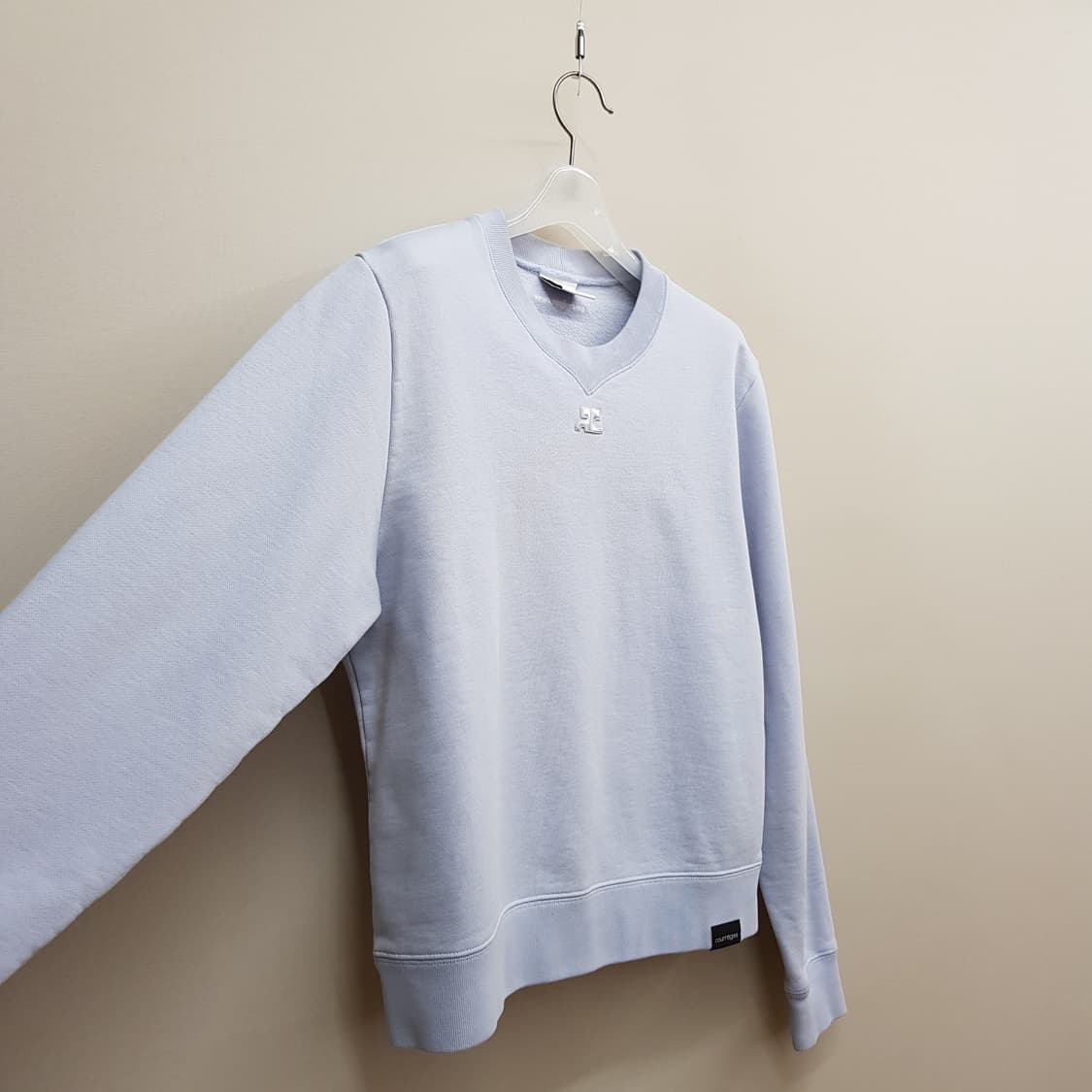 꾸레쥬 Courreges  로고 맨투맨 스웻셔츠 L사이즈 상품이미지3