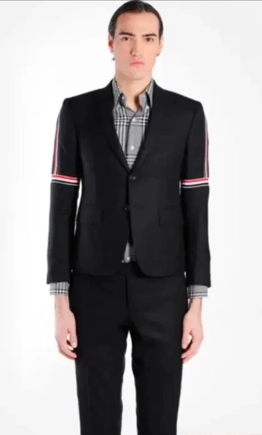 톰브라운 더블 삼선 암밴드 울자켓(2/새상품급/정품) 상품이미지1