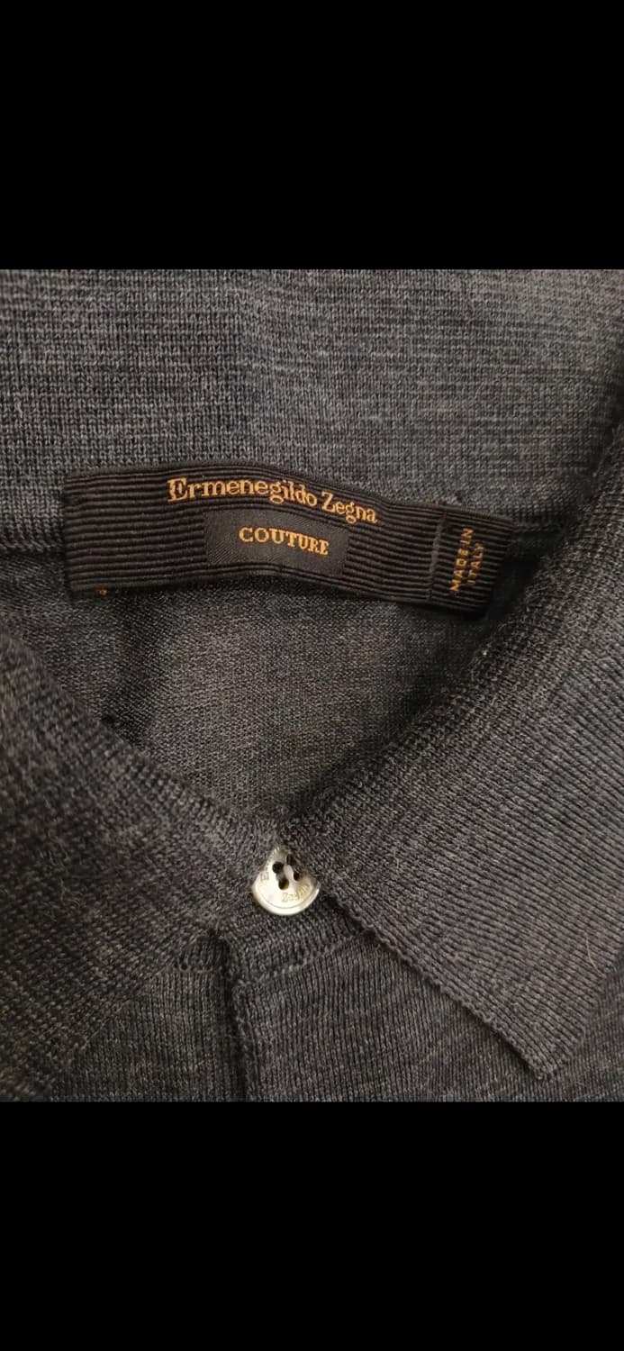 Ermenegildo Zegna COUTURE WOOL POLO KNIT 상품이미지6
