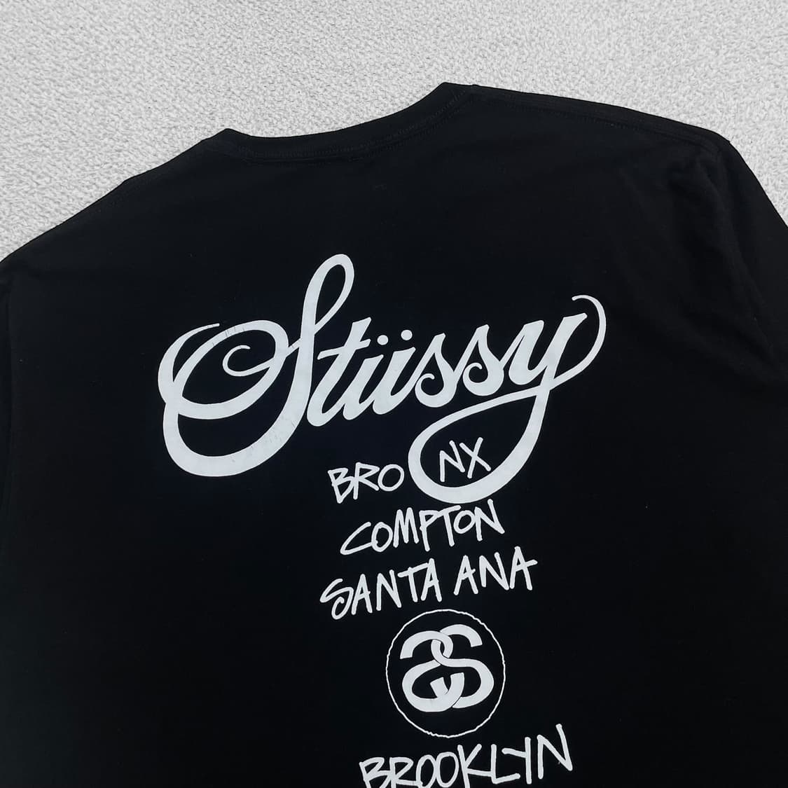 스투시 Stussy 월드투어 반팔티 블랙 상품이미지3