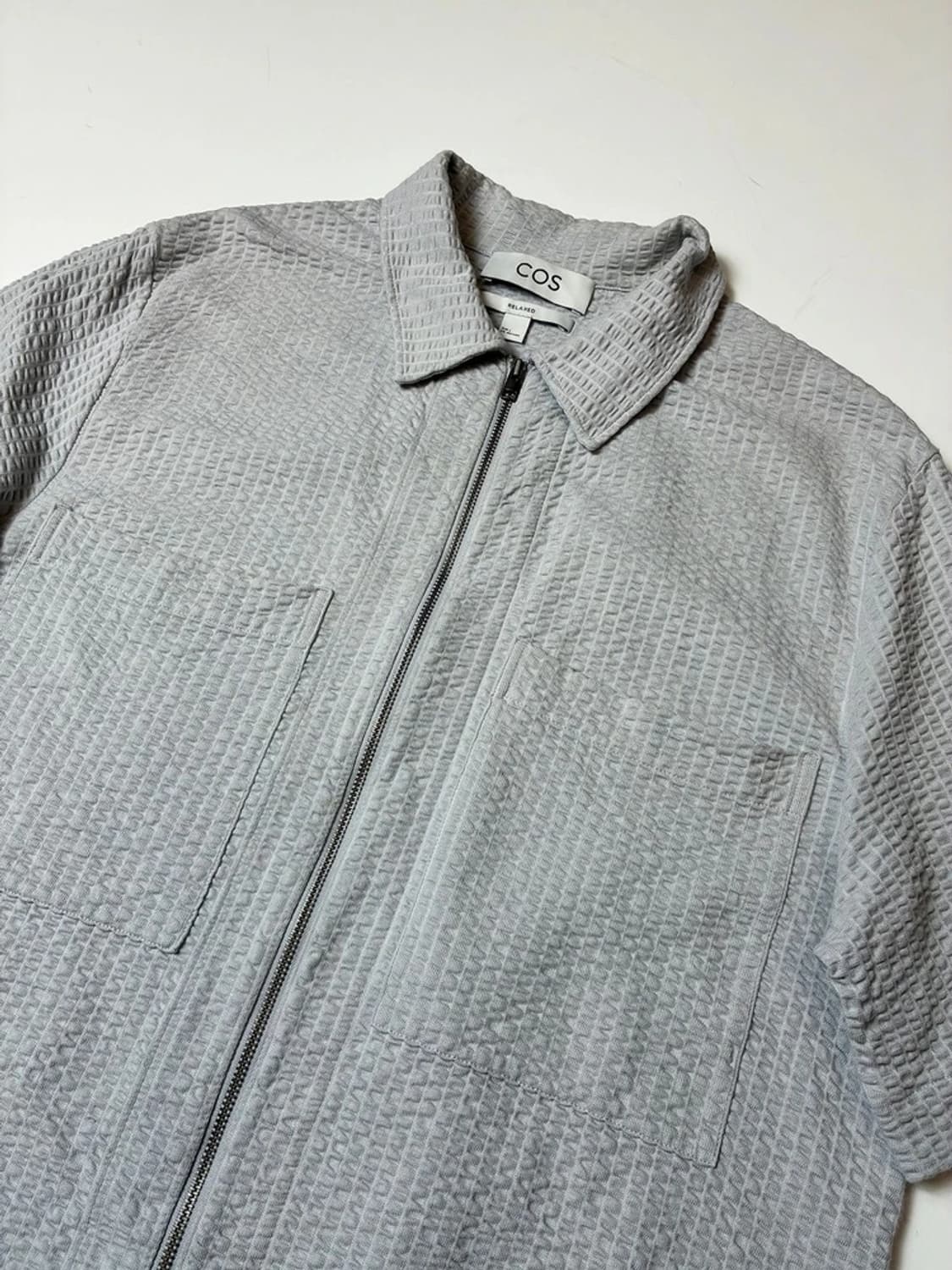 코스 COS 릴렉스트 시어서커 집 셔츠 PN9176 상품이미지2