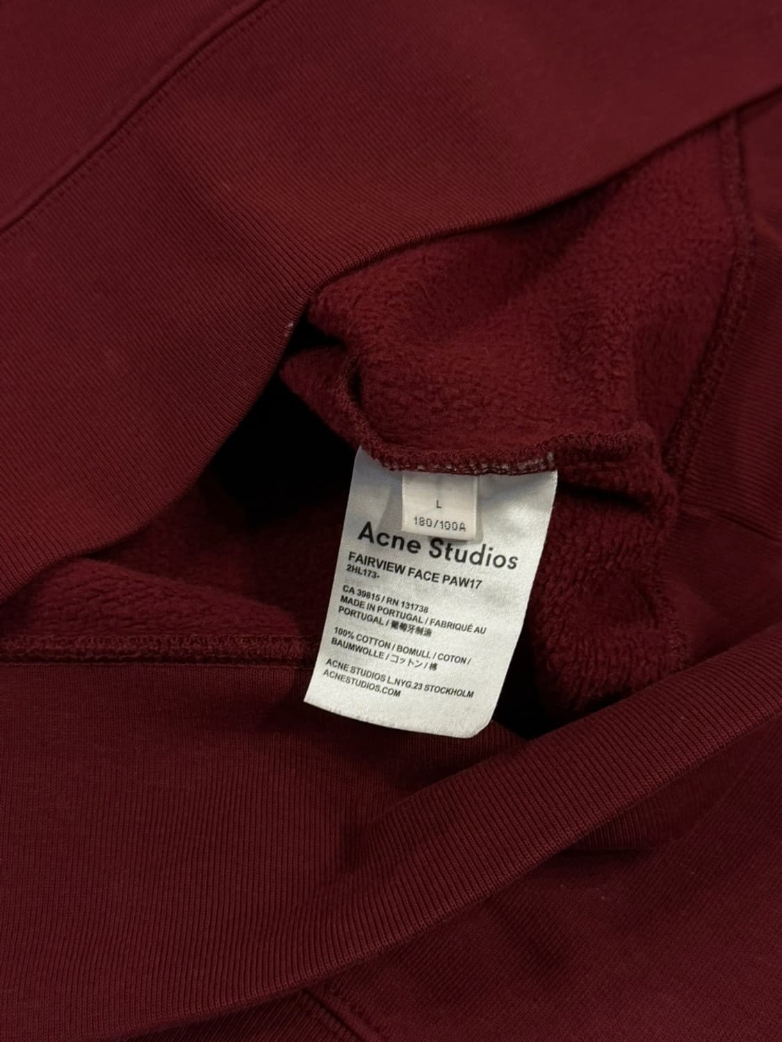 아크네 스튜디오 맨투맨 55~66 상품이미지8