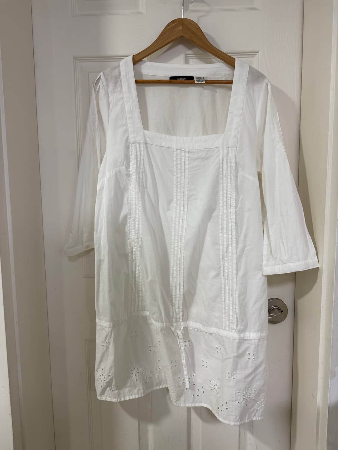 화이트 튜닉 원피스 상품이미지1