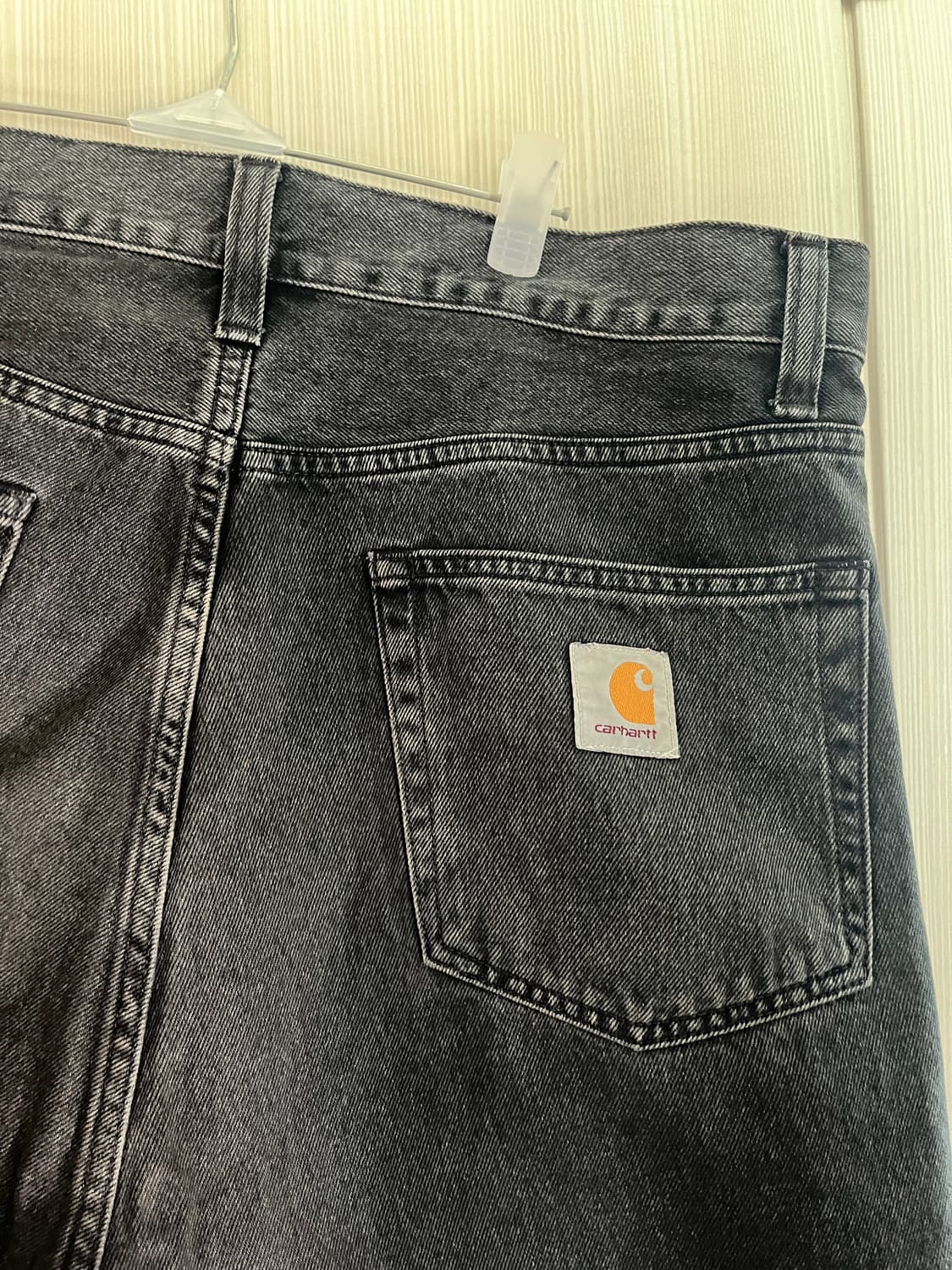 칼하트 WIP 흑청 데님팬츠 34 상품이미지2